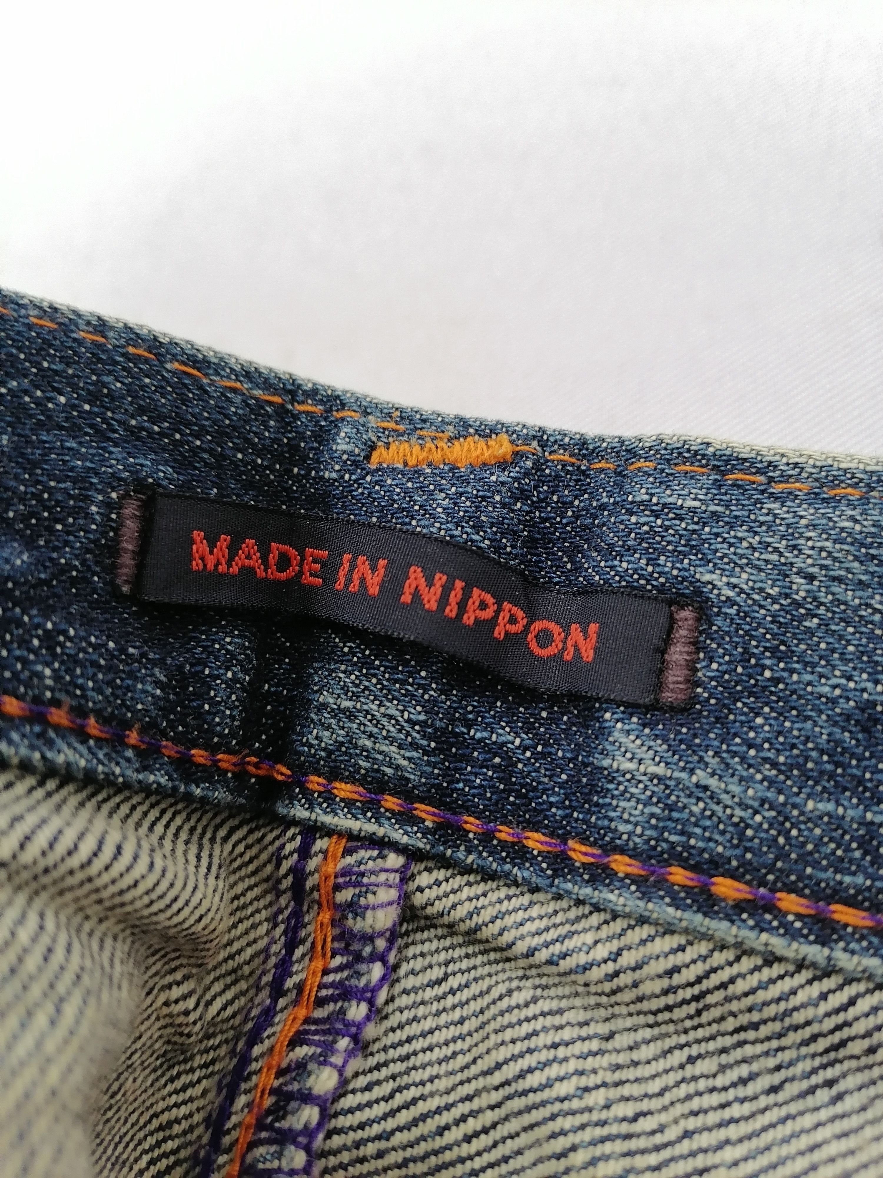 Japanese Brand Union Made Blue Way Modern Vintage Jeans Size US 29 - 5 Thumbnail