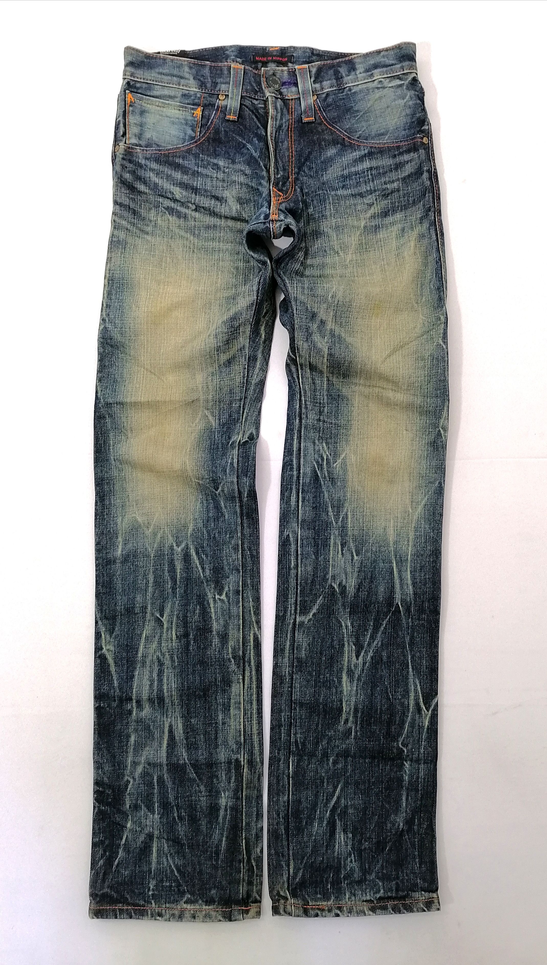 Japanese Brand Union Made Blue Way Modern Vintage Jeans Size US 29 - 1 Thumbnail