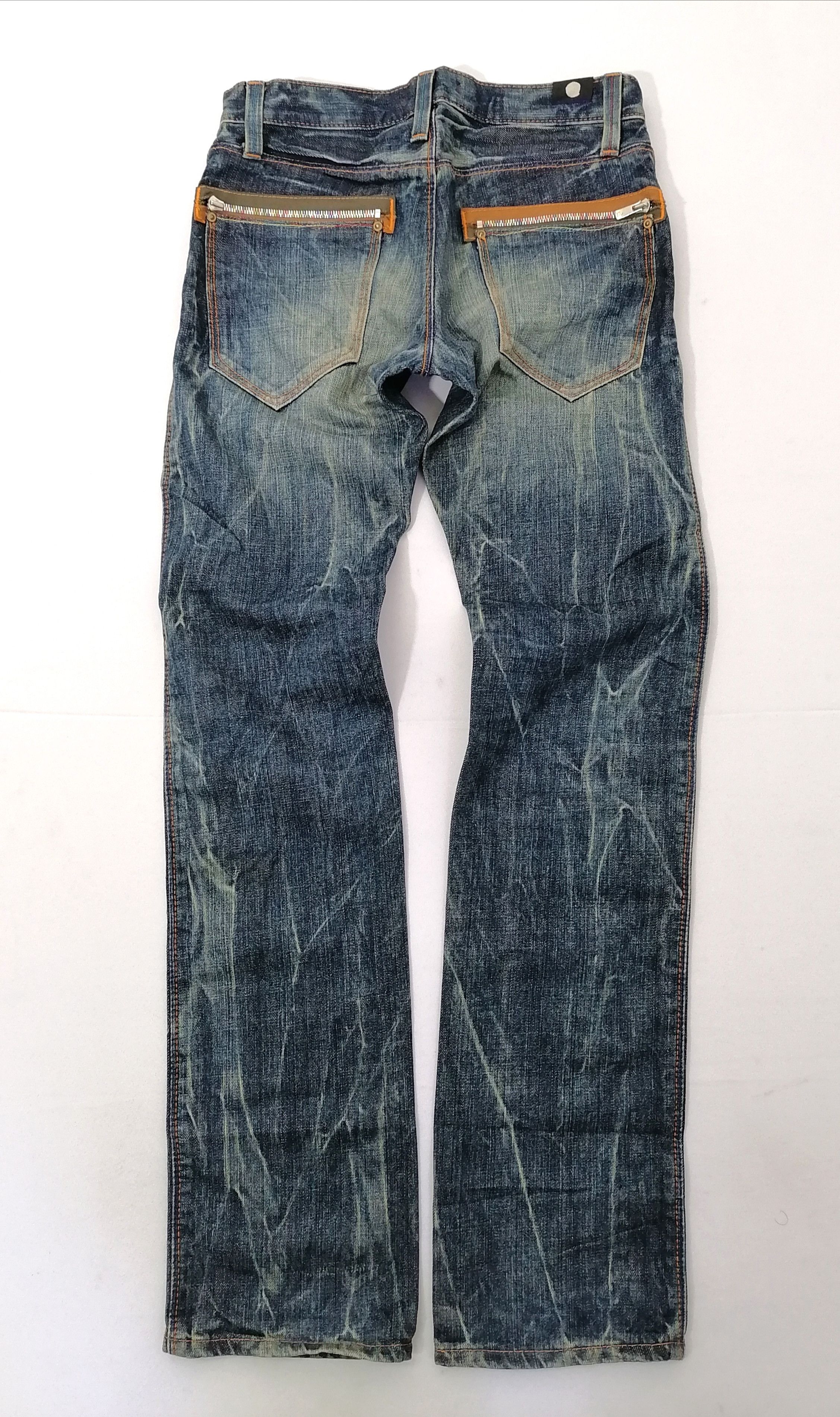 Japanese Brand Union Made Blue Way Modern Vintage Jeans Size US 29 - 2 Thumbnail