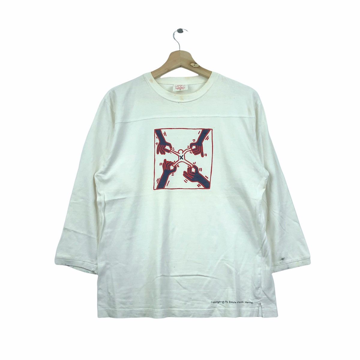Keith Haring VINTAGE KEITH HARING ESTATE POP ARTS THE JAMS T-SHIRTS Size US M / EU 48-50 / 2 - 1 Thumbnail