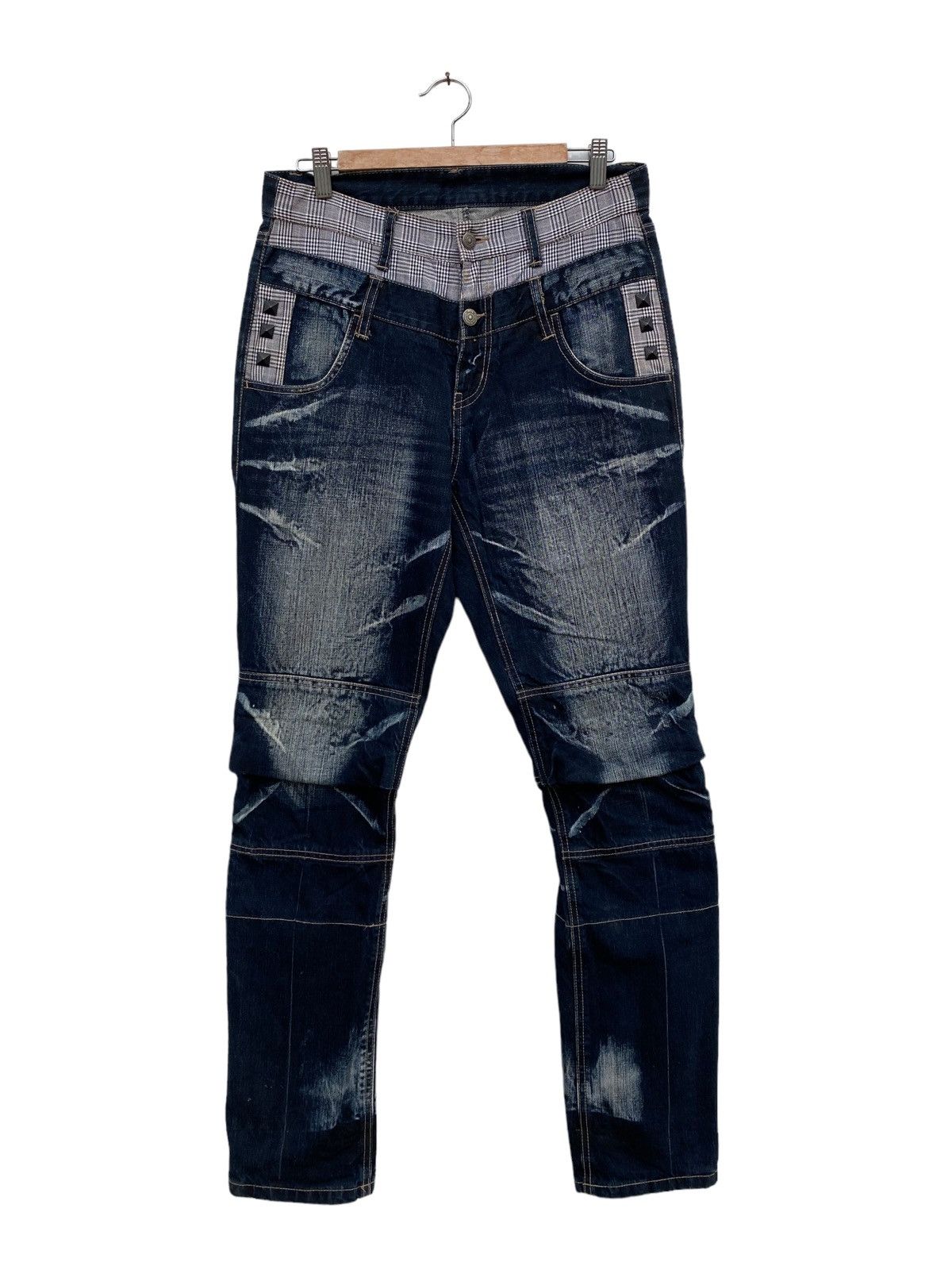 image of Ppfm Distressed Style Pant in Blue, Men's (Size 30)