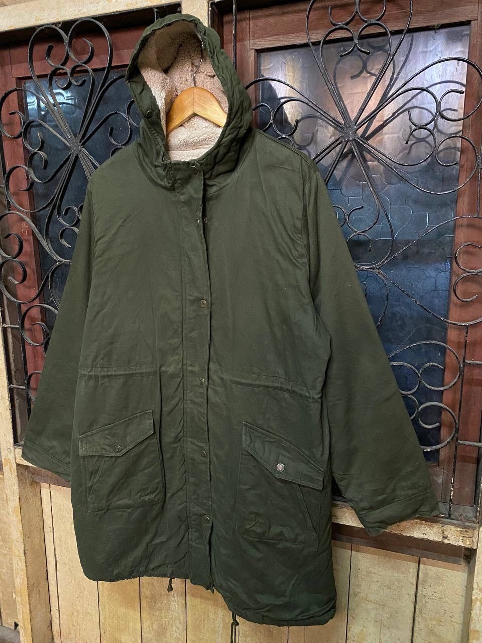 Japanese Brand KILORUAN FLEECE LINED PARKA Size US XL / EU 56 / 4 - 5 Thumbnail