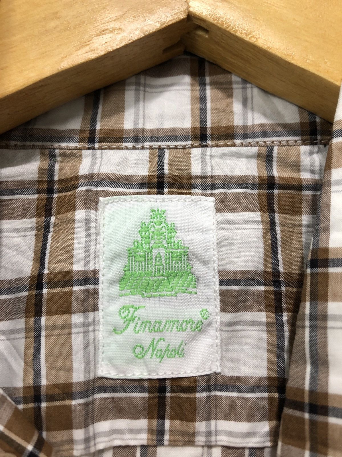 Finamore Finamore Napoli Plaid Shirt Size US M / EU 48-50 / 2 - 4 Thumbnail