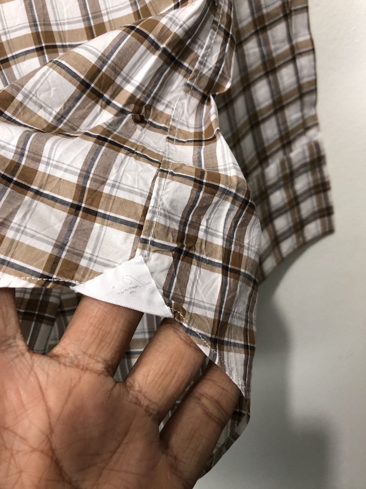 Finamore Finamore Napoli Plaid Shirt Size US M / EU 48-50 / 2 - 2 Thumbnail