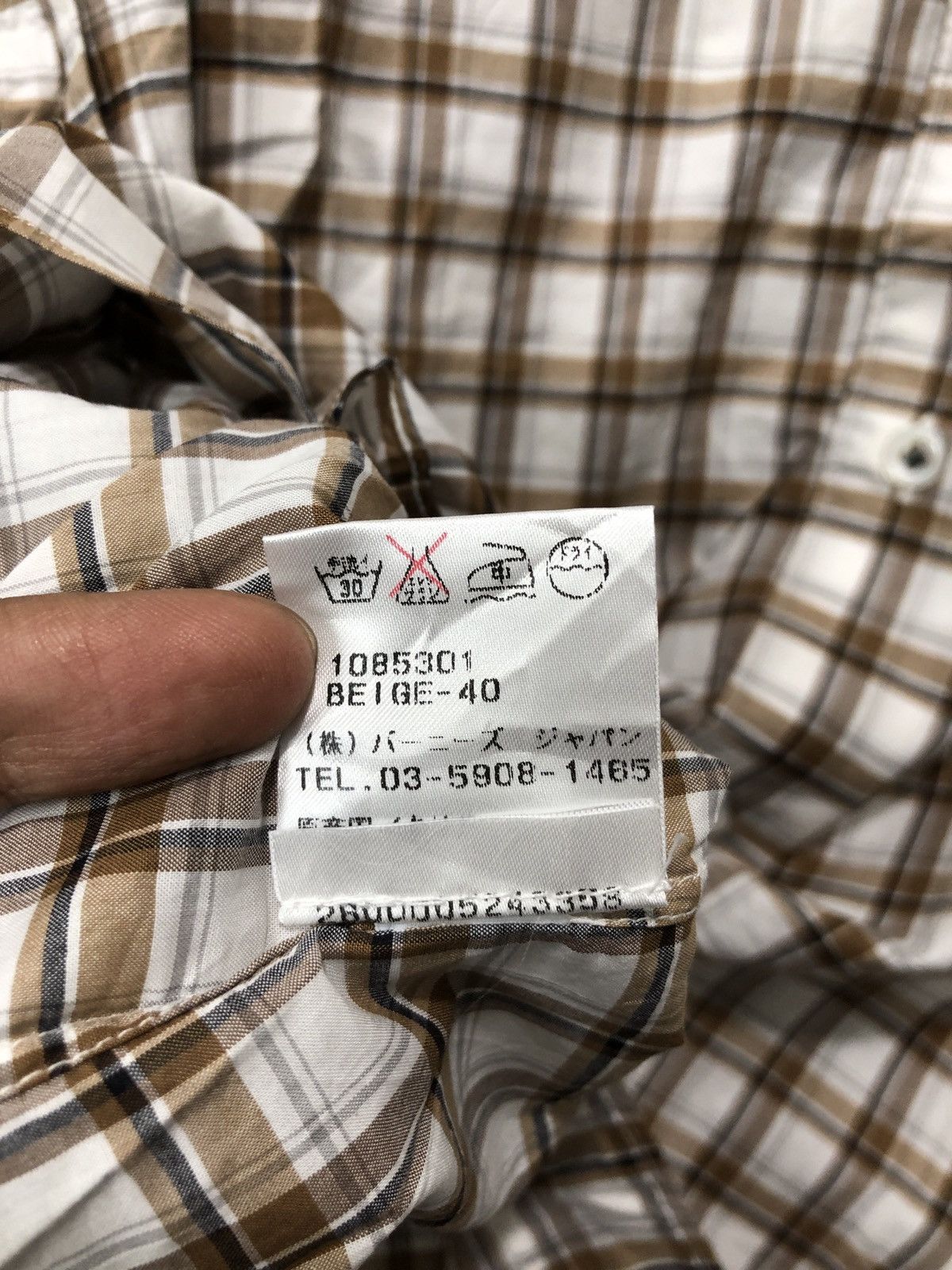 Finamore Finamore Napoli Plaid Shirt Size US M / EU 48-50 / 2 - 7 Thumbnail