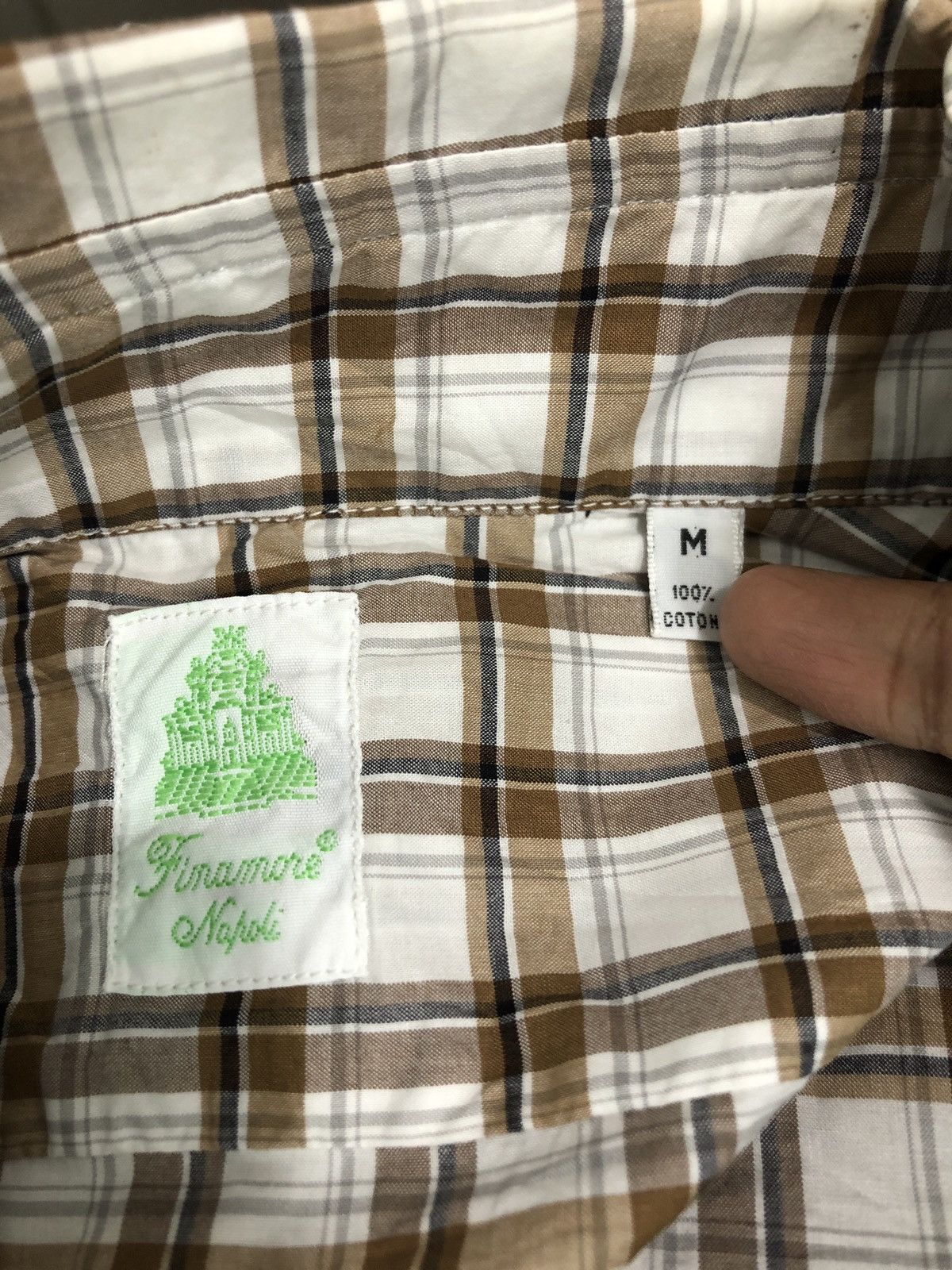 Finamore Finamore Napoli Plaid Shirt Size US M / EU 48-50 / 2 - 5 Thumbnail