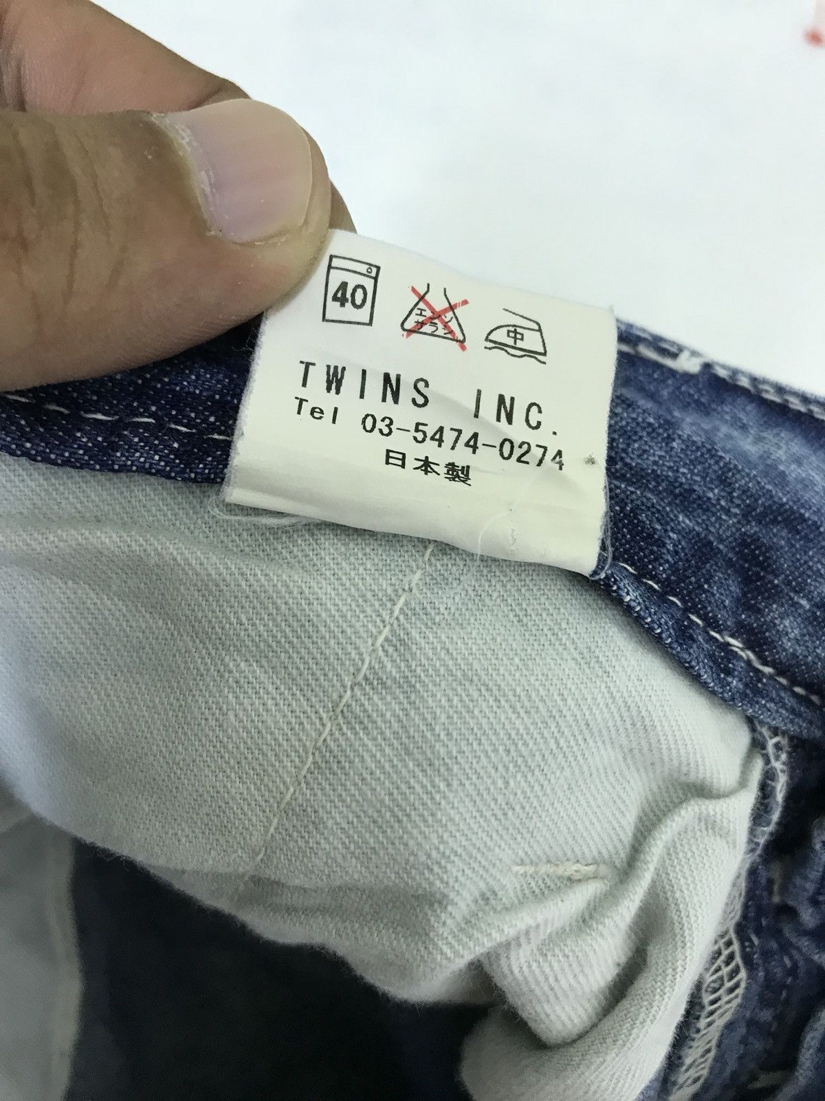 Japanese Brand Made in Japan Acoustic Denim Cargo Pant Slim Size US 30 / EU 46 - 8 Thumbnail