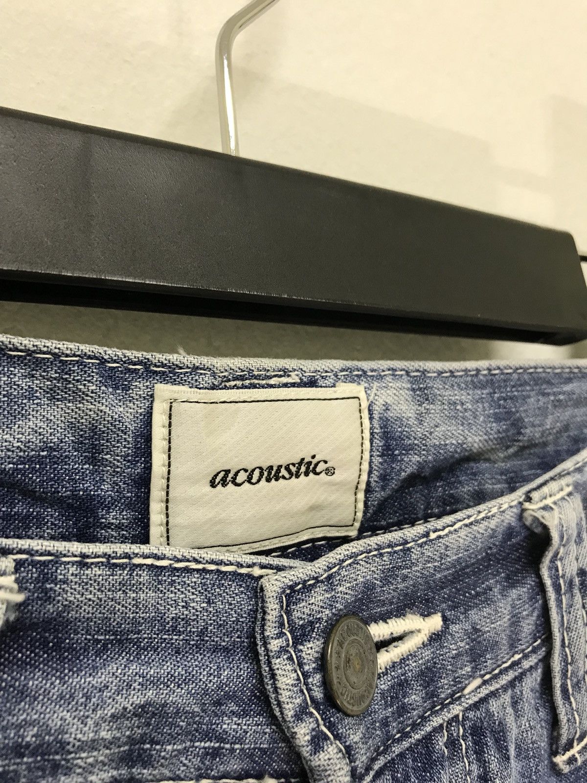Japanese Brand Made in Japan Acoustic Denim Cargo Pant Slim Size US 30 / EU 46 - 7 Thumbnail
