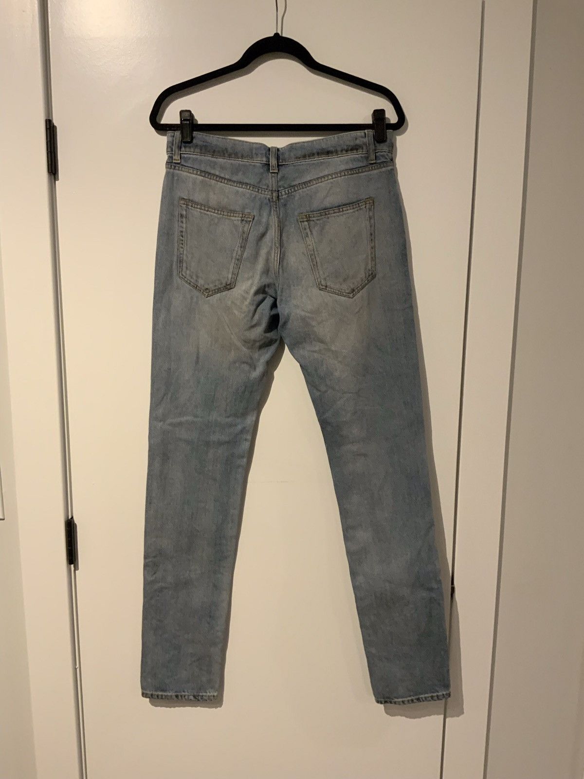 Saint Laurent Paris SS17 D02 in Light Faded Blue Wash Size US 30 / EU 46 - 4 Thumbnail