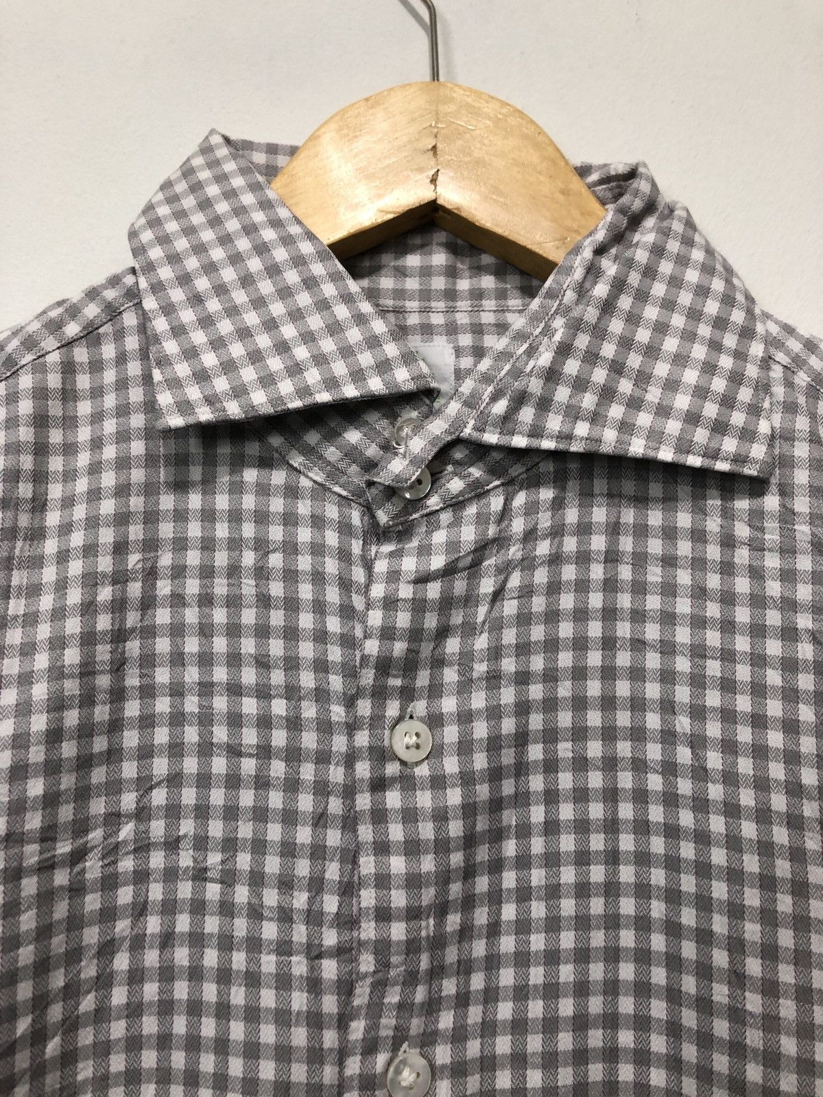 Finamore Finamore Napoli Plaid Shirt Size US M / EU 48-50 / 2 - 2 Thumbnail