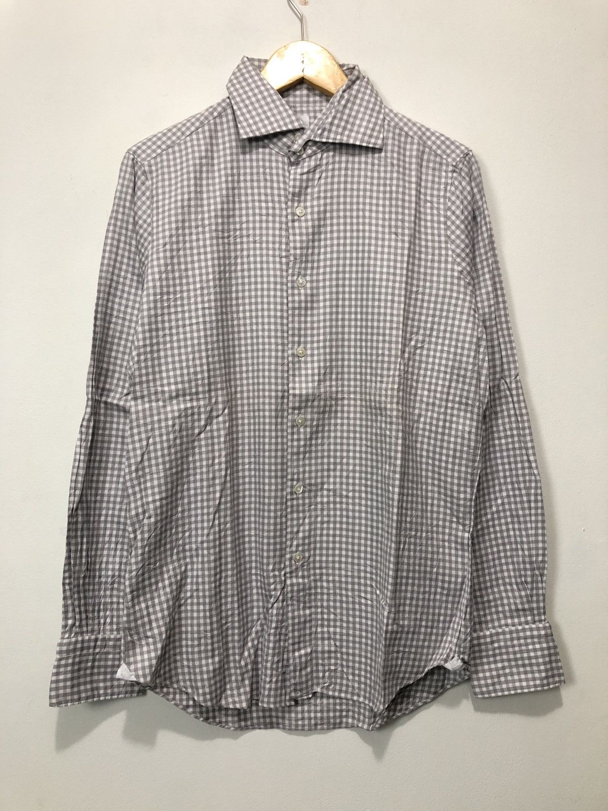 Finamore Finamore Napoli Plaid Shirt Size US M / EU 48-50 / 2 - 1 Thumbnail