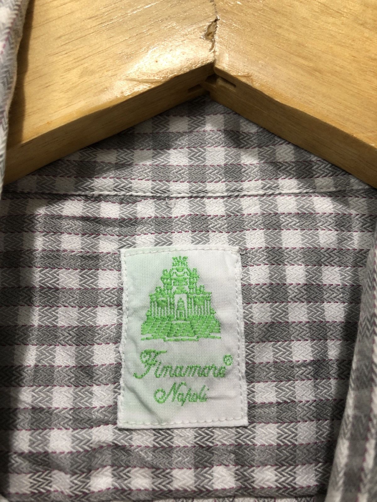 Finamore Finamore Napoli Plaid Shirt Size US M / EU 48-50 / 2 - 5 Thumbnail