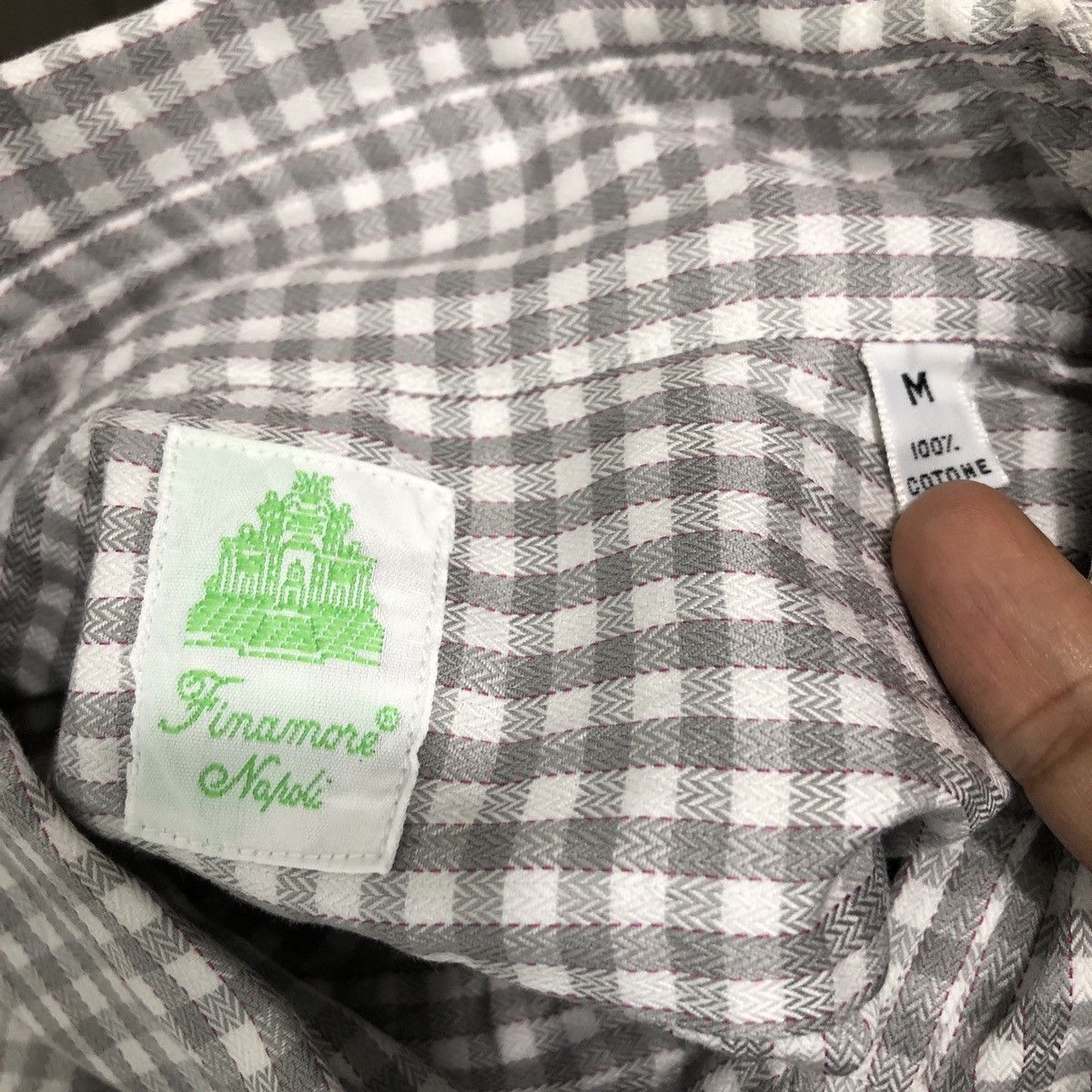 Finamore Finamore Napoli Plaid Shirt Size US M / EU 48-50 / 2 - 6 Thumbnail