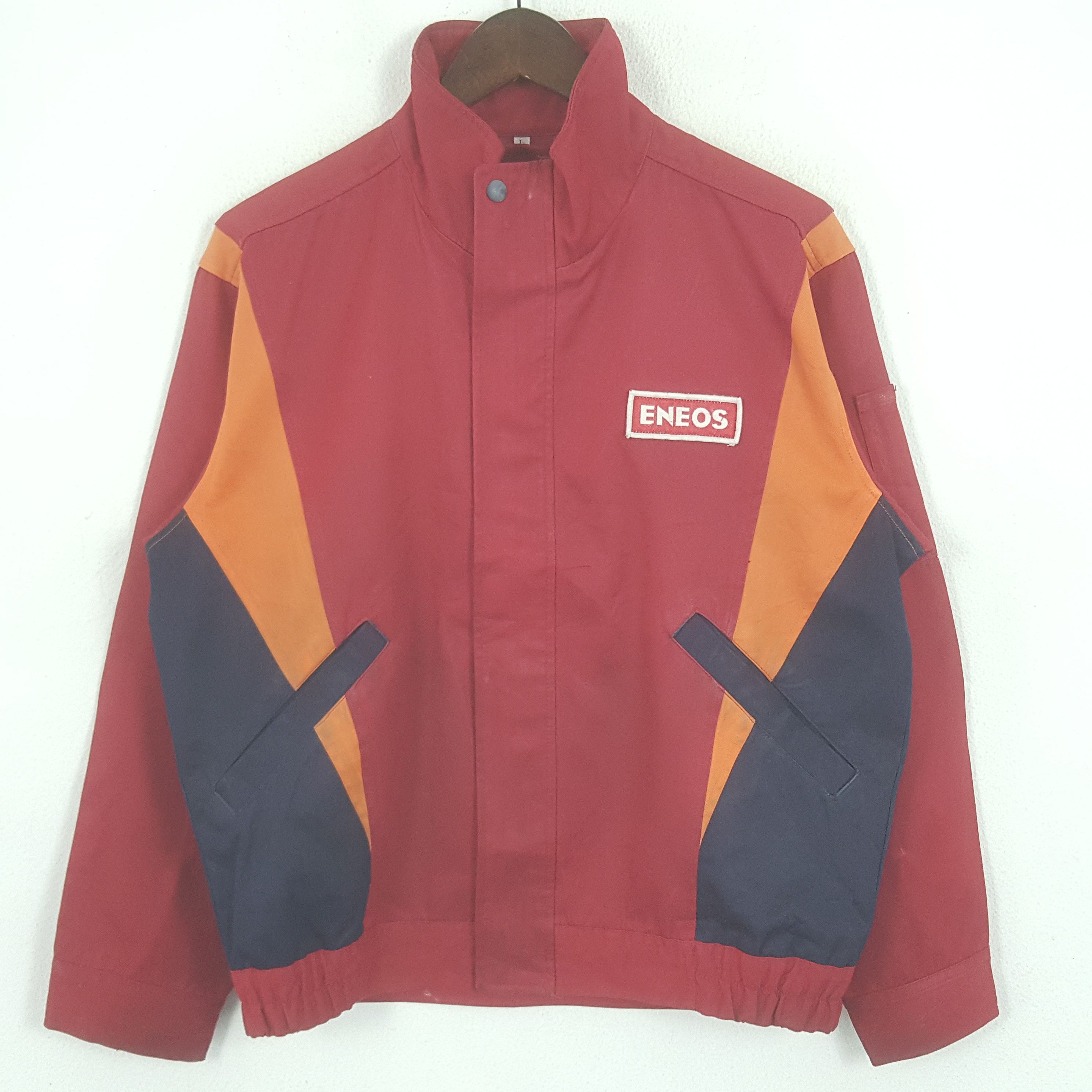 Other Vintage ENEOS Racing Worker Jacket Size US L / EU 52-54 / 3 - 3 Thumbnail