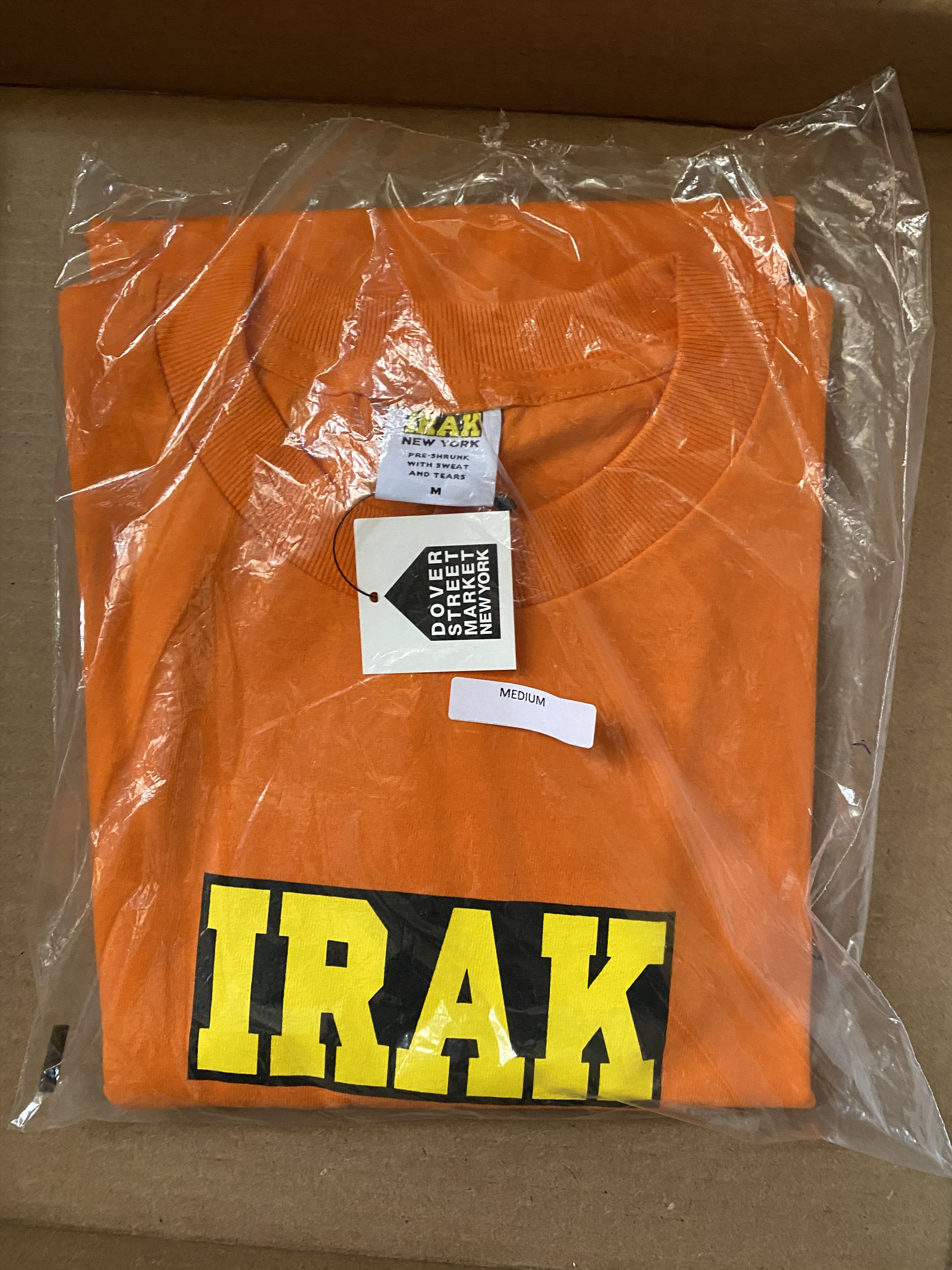 IRAK IRAK LOGO T-SHIRT tee Orange Medium Size US M / EU 48-50 / 2 - 1 Thumbnail