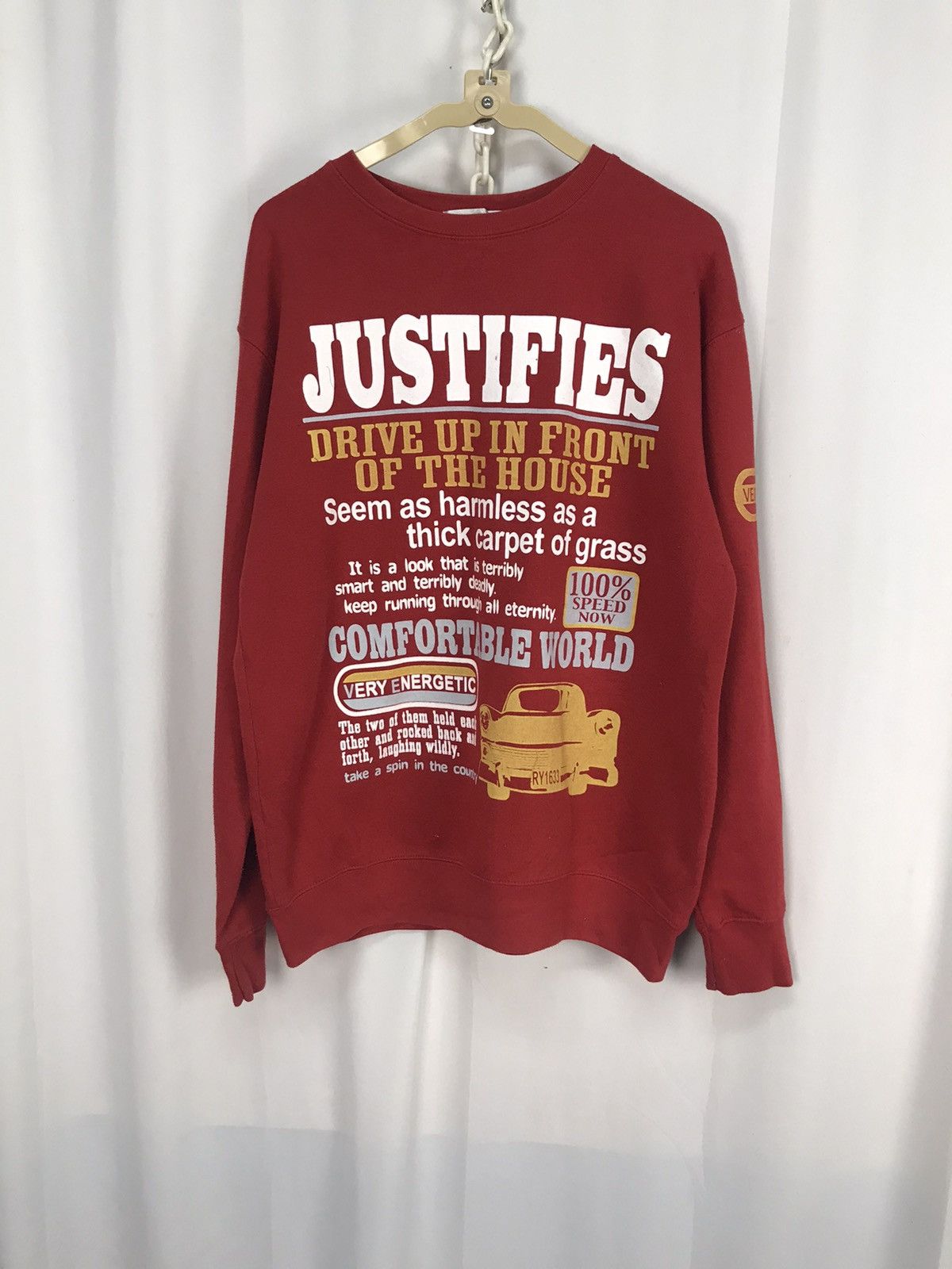 Japanese Brand Spellout printed sweatshirt Size US M / EU 48-50 / 2 - 6 Thumbnail