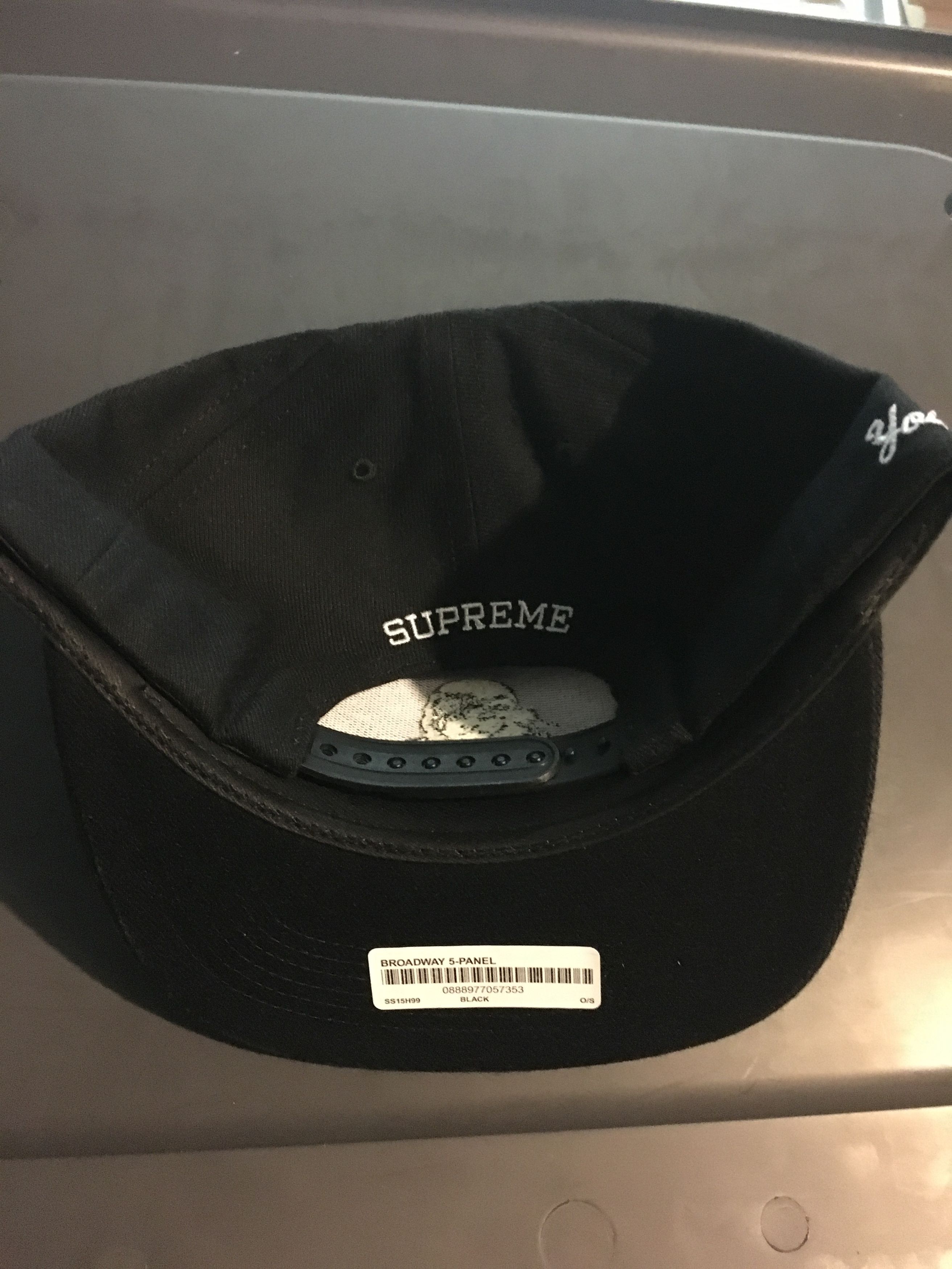 Supreme Supreme Broadway 5 Panel Black SS15 Size ONE SIZE - 3 Thumbnail