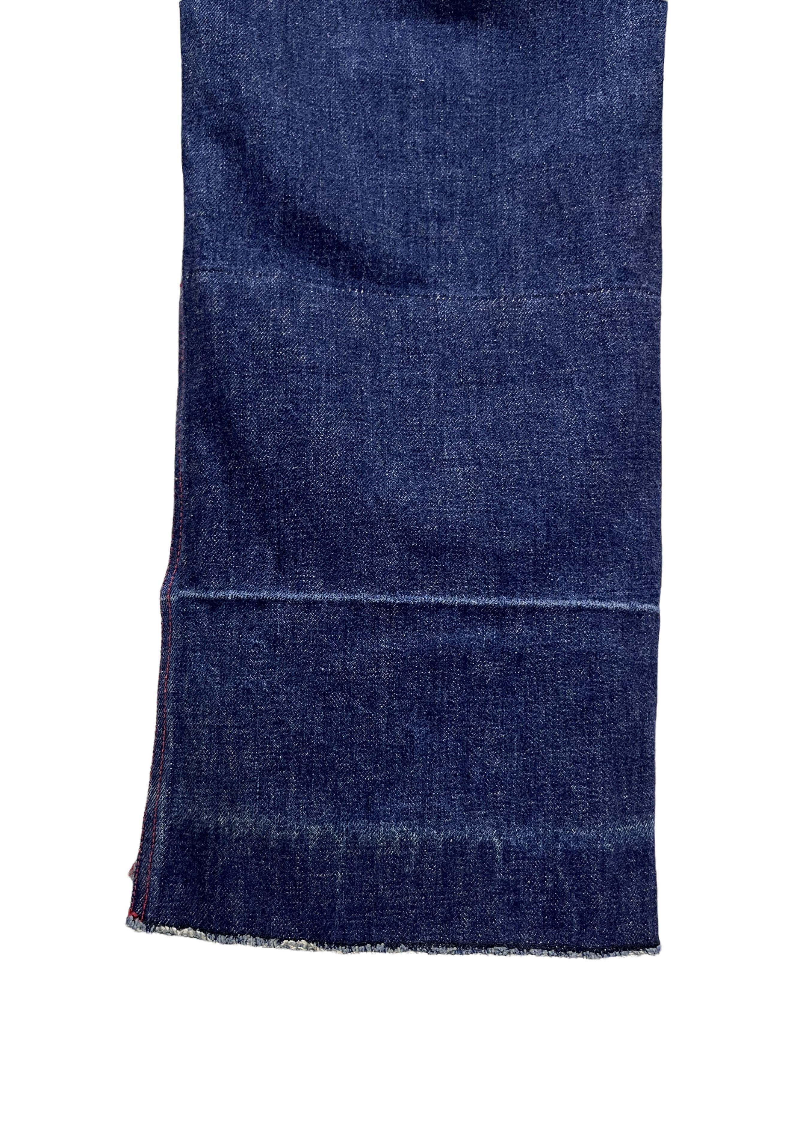 Vintage ACIDJAZZ Punk Distressed Blow Out Patch Tartan Knee Denim Size US 30 / EU 46 - 9 Thumbnail