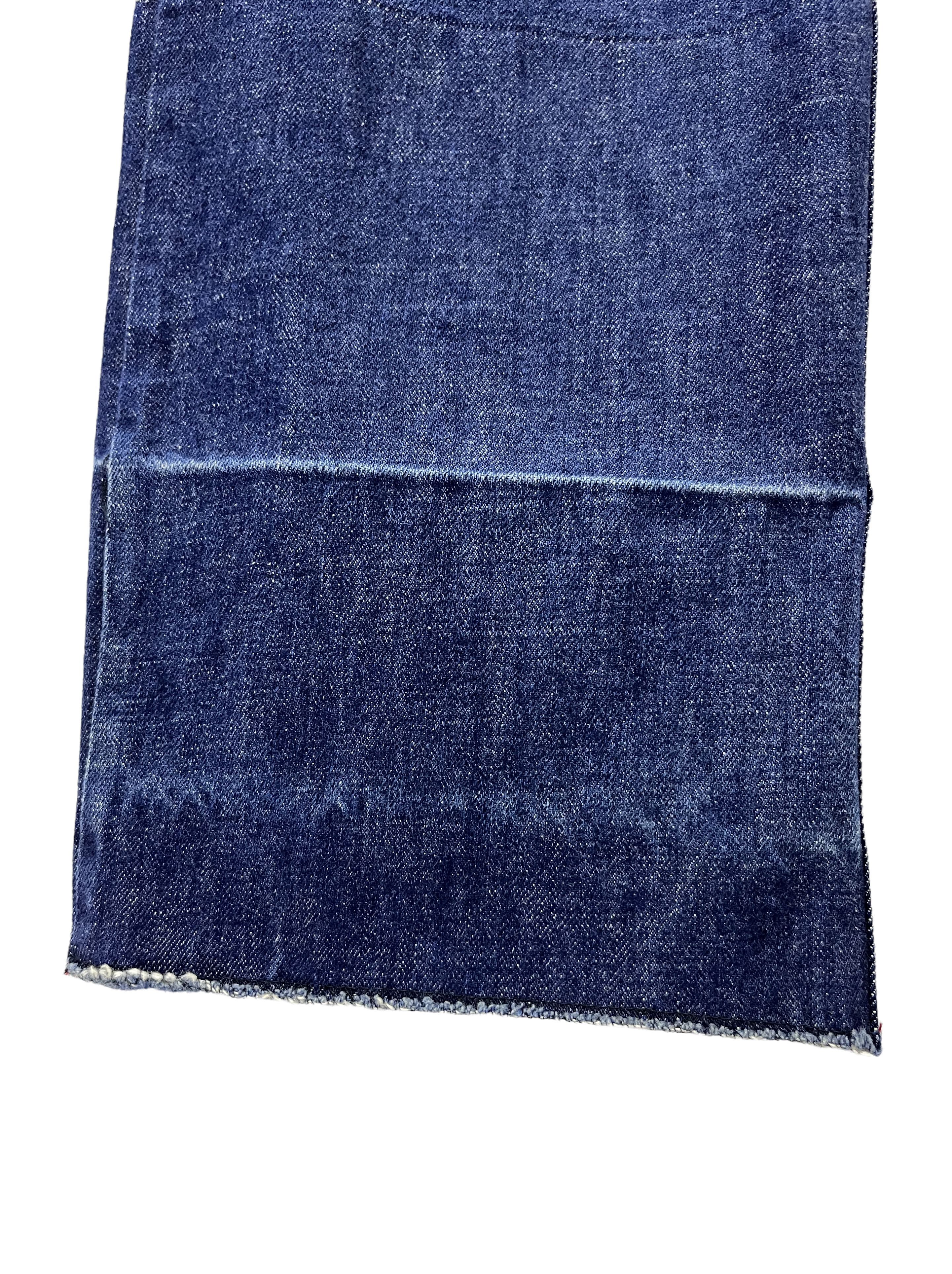 Vintage ACIDJAZZ Punk Distressed Blow Out Patch Tartan Knee Denim Size US 30 / EU 46 - 6 Thumbnail