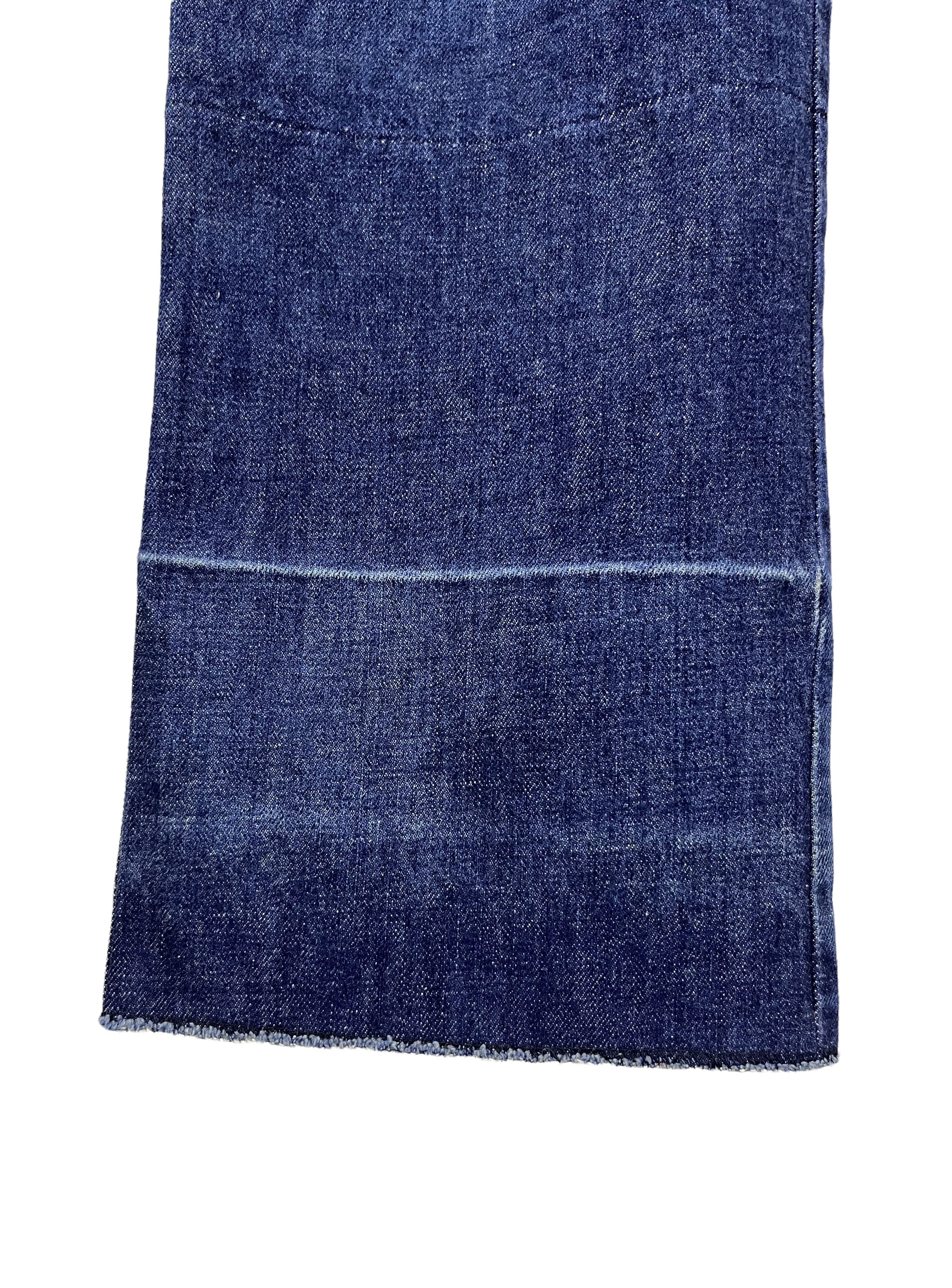 Vintage ACIDJAZZ Punk Distressed Blow Out Patch Tartan Knee Denim Size US 30 / EU 46 - 4 Thumbnail