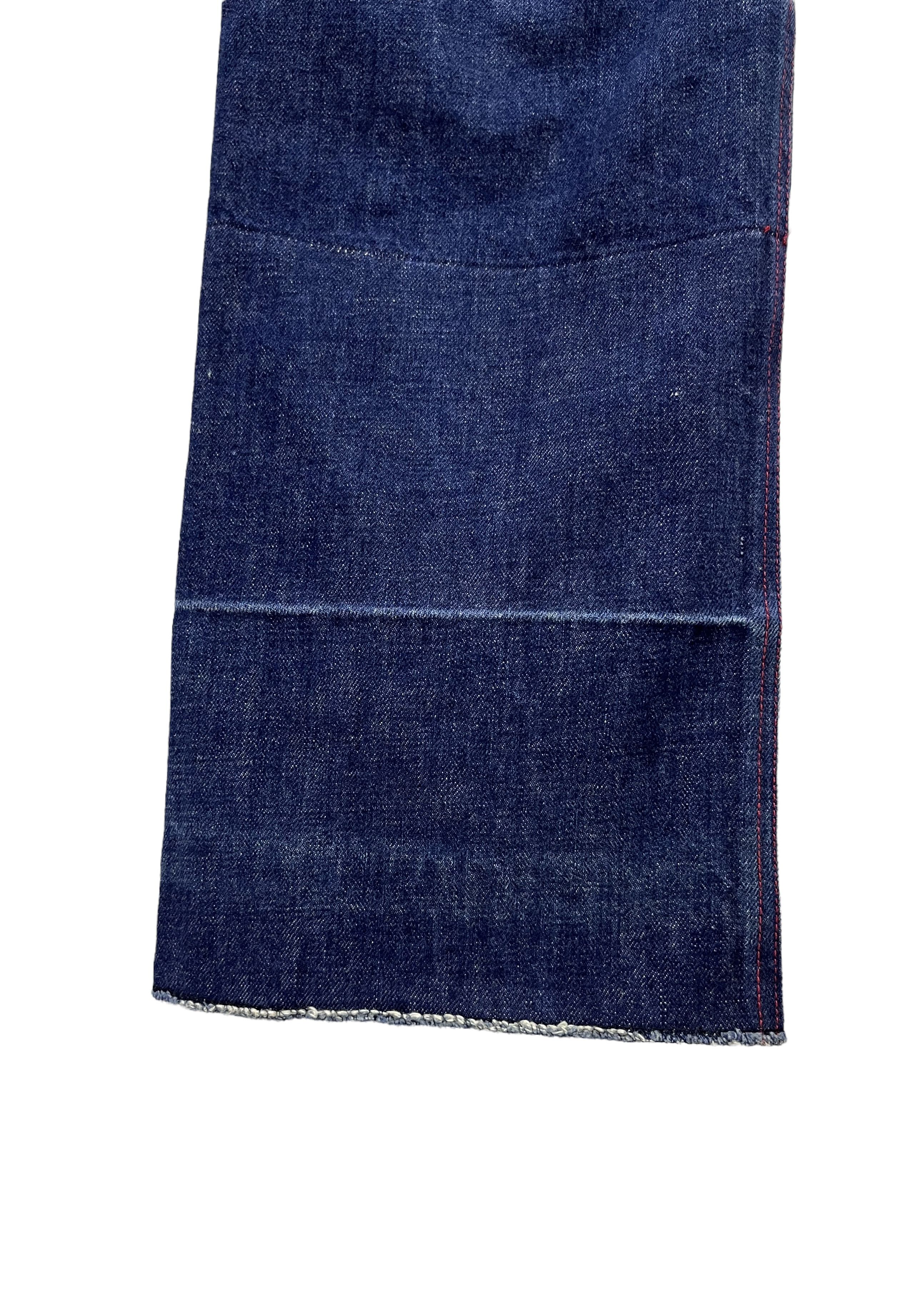 Vintage ACIDJAZZ Punk Distressed Blow Out Patch Tartan Knee Denim Size US 30 / EU 46 - 8 Thumbnail