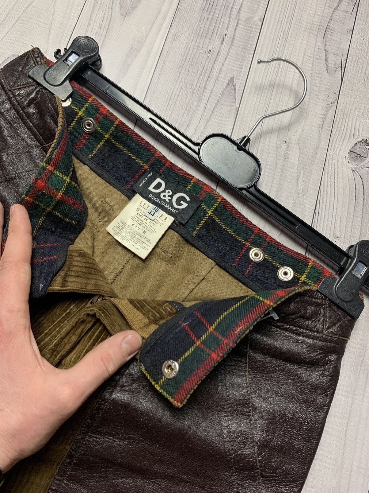 Dolce & Gabbana × Vintage Vintage Dolce & Gabbana pants velvet brown rare denim Size US 28 / EU 44 - 2 Thumbnail