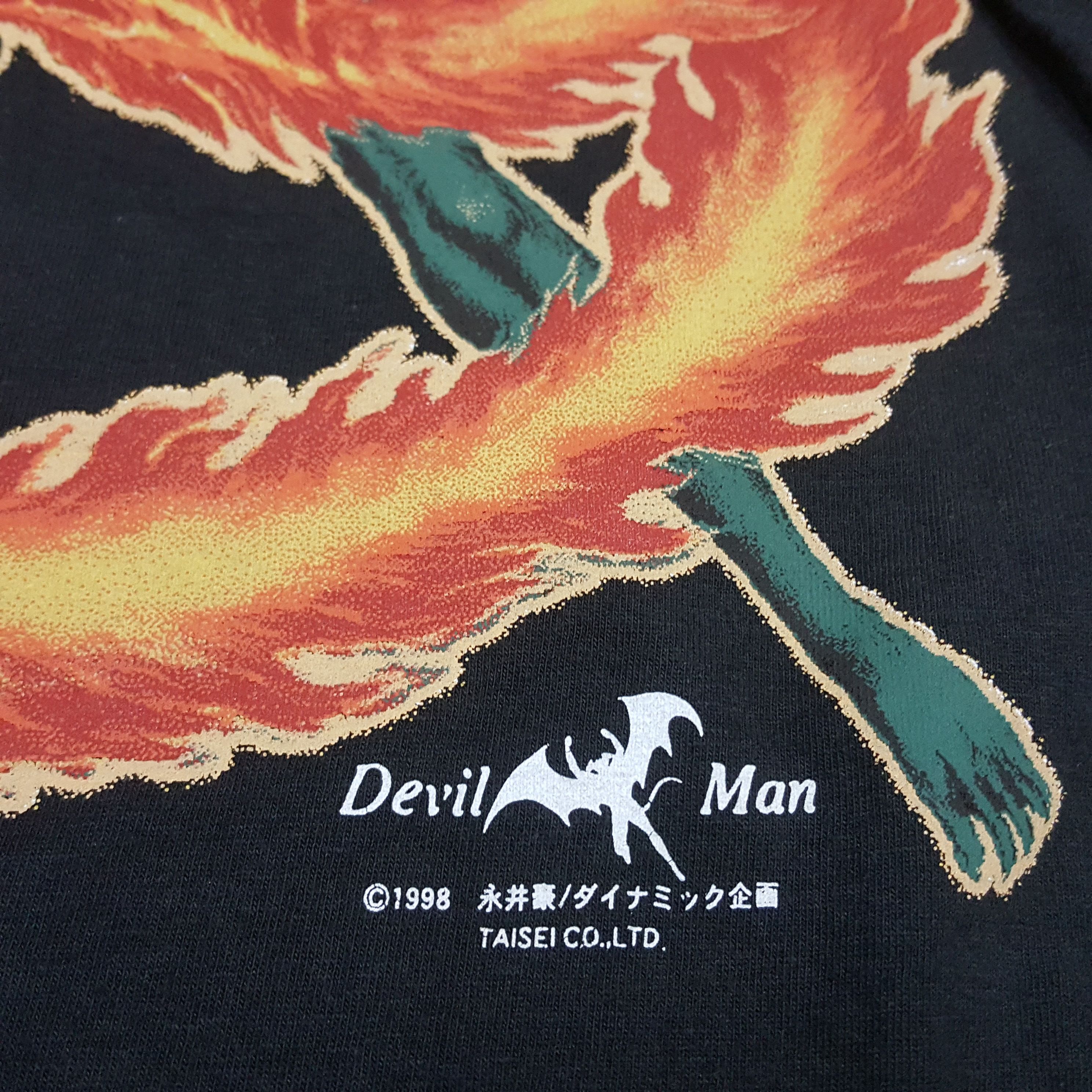 Anime × Vintage Vintage 90's Devilman Anime manga series t-shirt Size US M / EU 48-50 / 2 - 2 Thumbnail