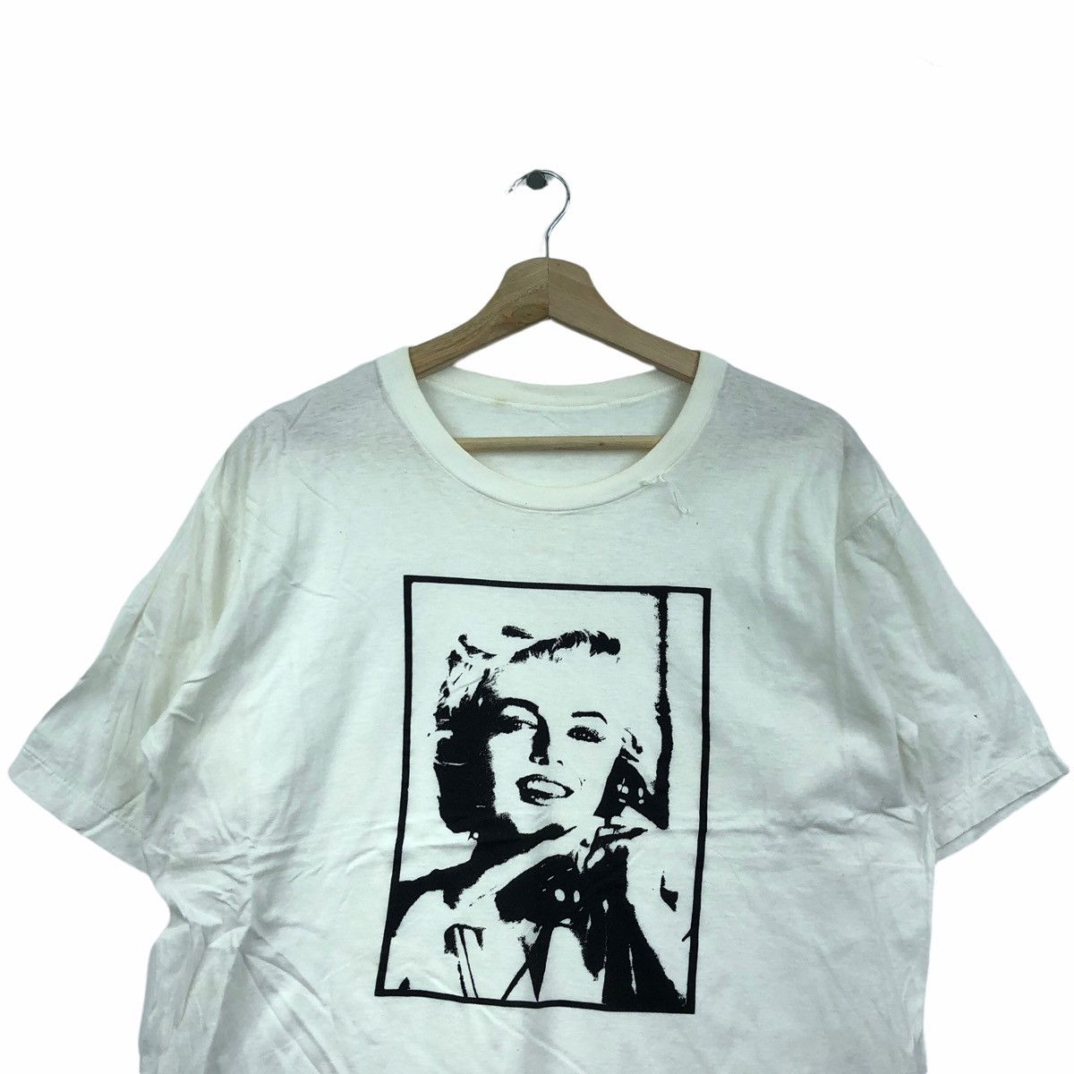 Vintage Vintage MARILYN MONROE Pop Art Tee — Single Stitch Stencil Size US L / EU 52-54 / 3 - 3 Thumbnail