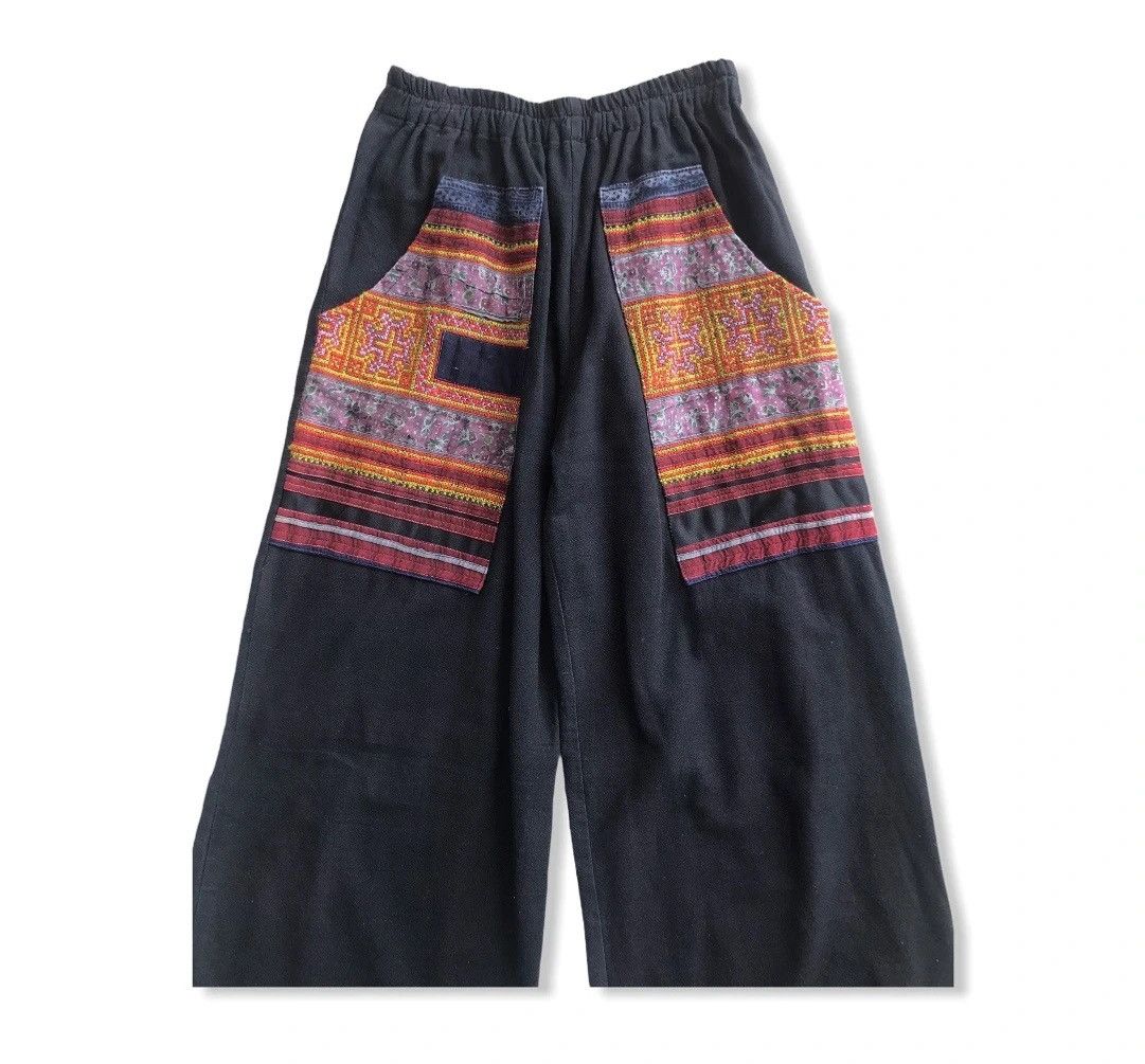 Japanese Brand Japanese Brand Patchwork Inspire Kapital Design Casual Pant Size US 26 / EU 42 - 2 Thumbnail
