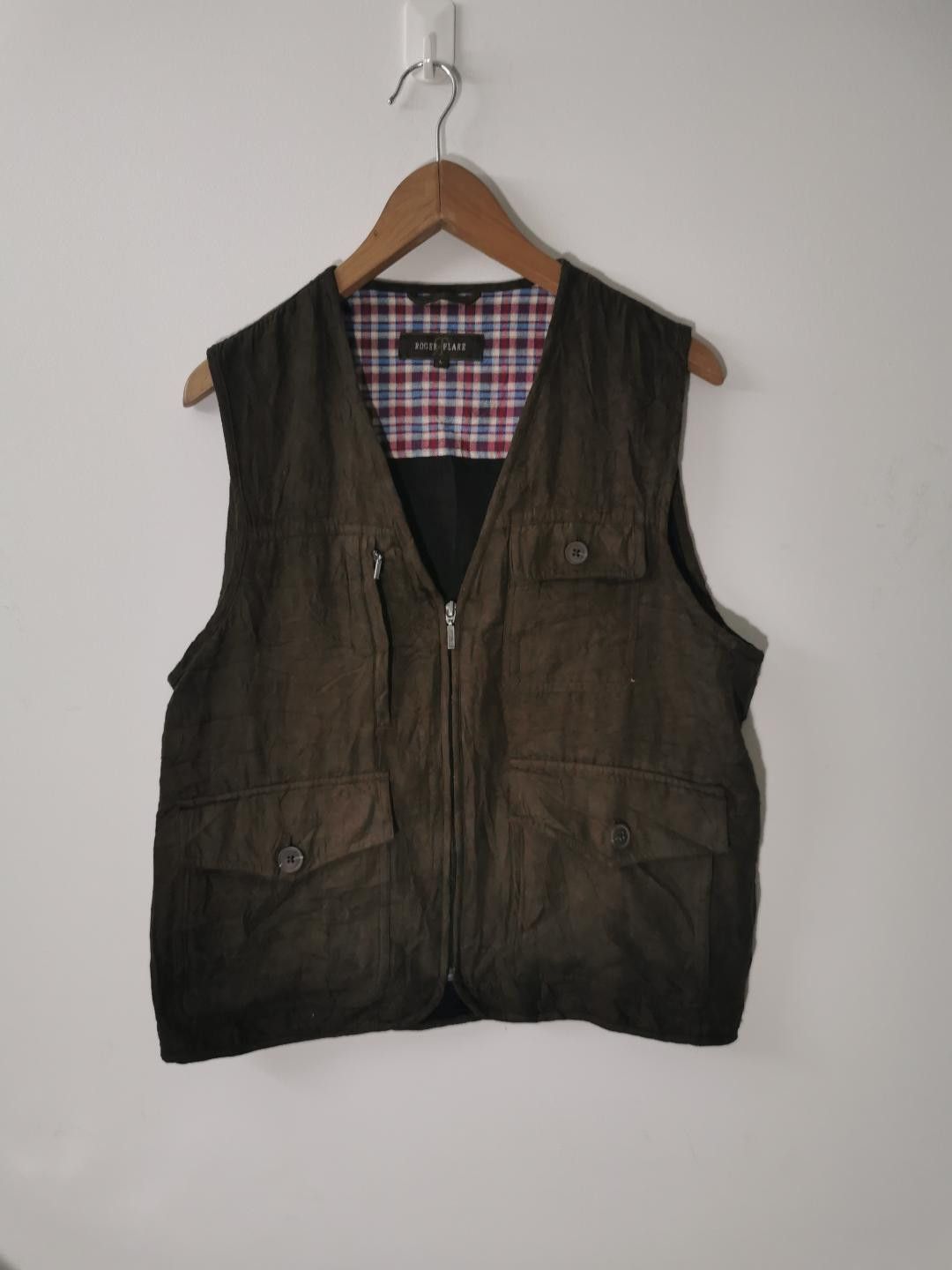 Japanese Brand ROGER FLARE VEST Size US L / EU 52-54 / 3 - 1 Thumbnail
