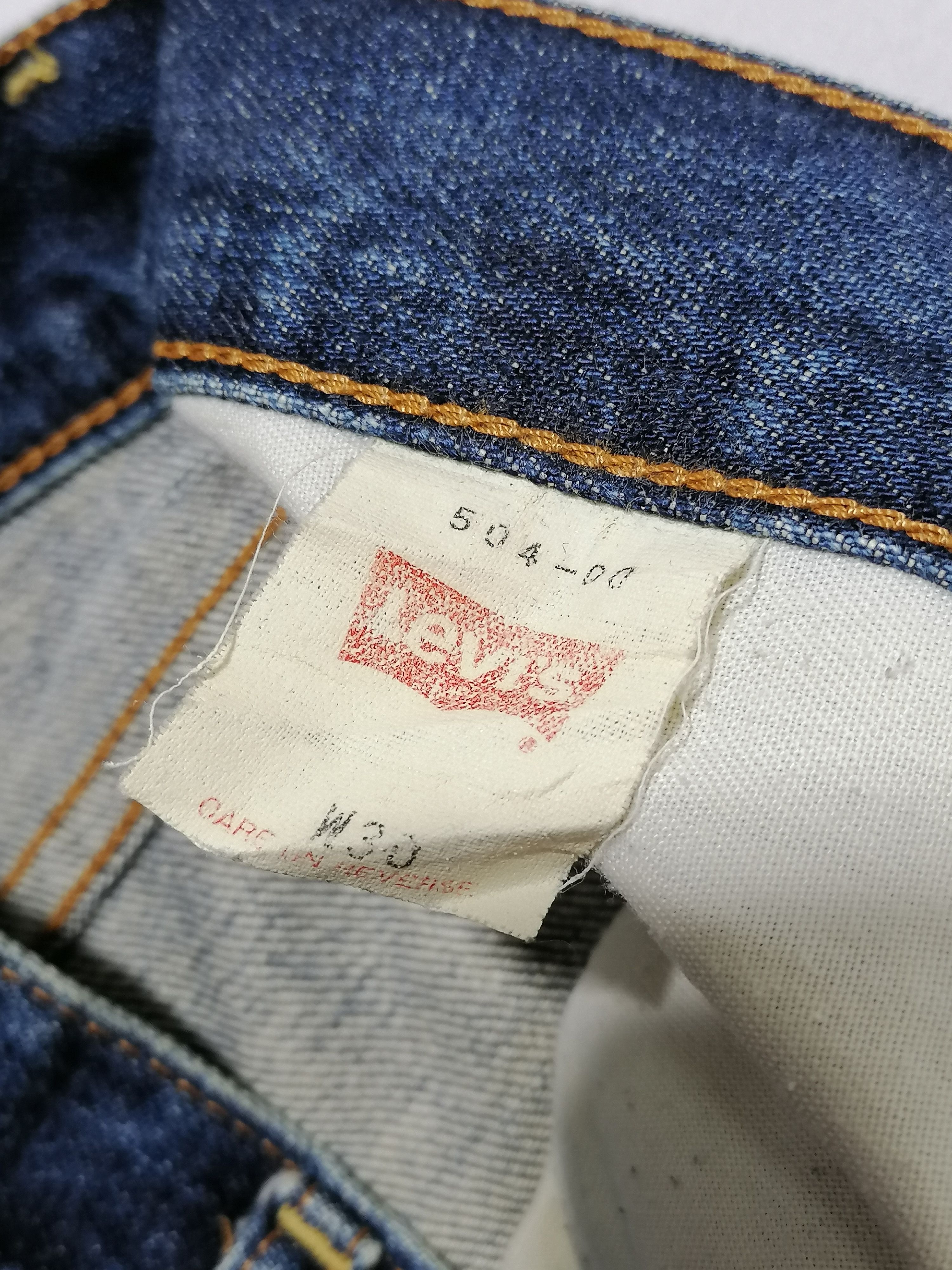 Japanese Brand × Levi's × Levi's Vintage Clothing 504 Levi's Strauss Short Denim Jeans Size US 30 / EU 46 - 9 Thumbnail