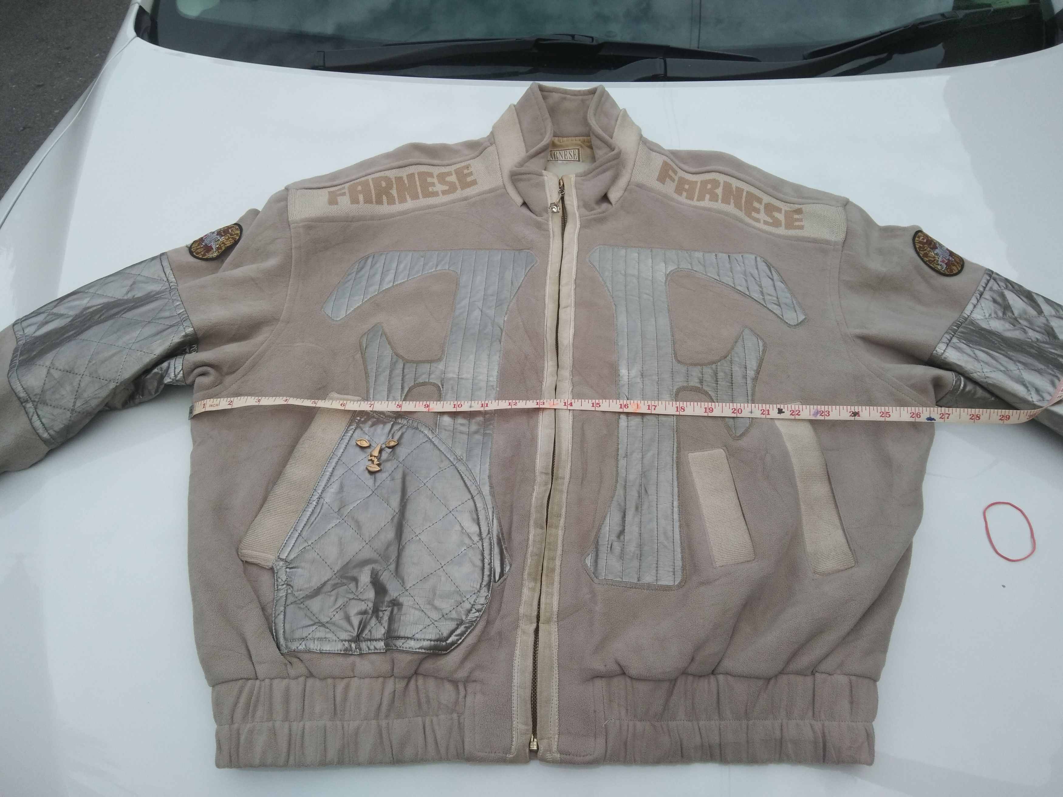 Japanese Brand × Vintage VINTAGE FARNESE BOMBER STYLE FLEECE JACKET Size US XL / EU 56 / 4 - 13 Thumbnail
