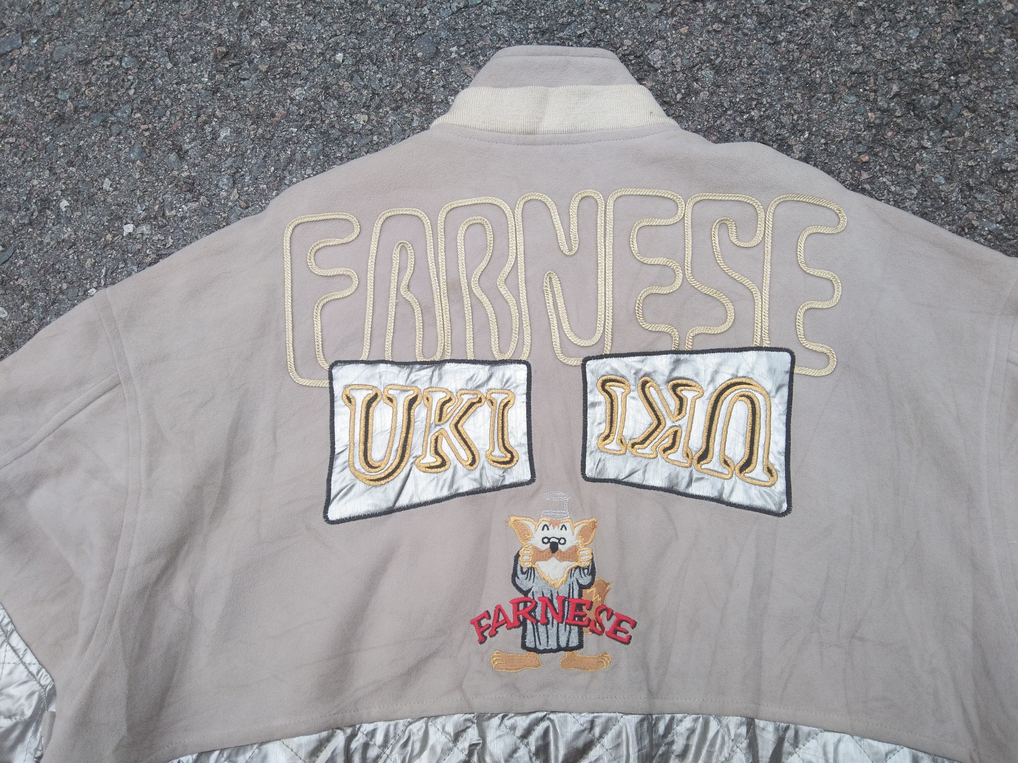 Japanese Brand × Vintage VINTAGE FARNESE BOMBER STYLE FLEECE JACKET Size US XL / EU 56 / 4 - 6 Thumbnail