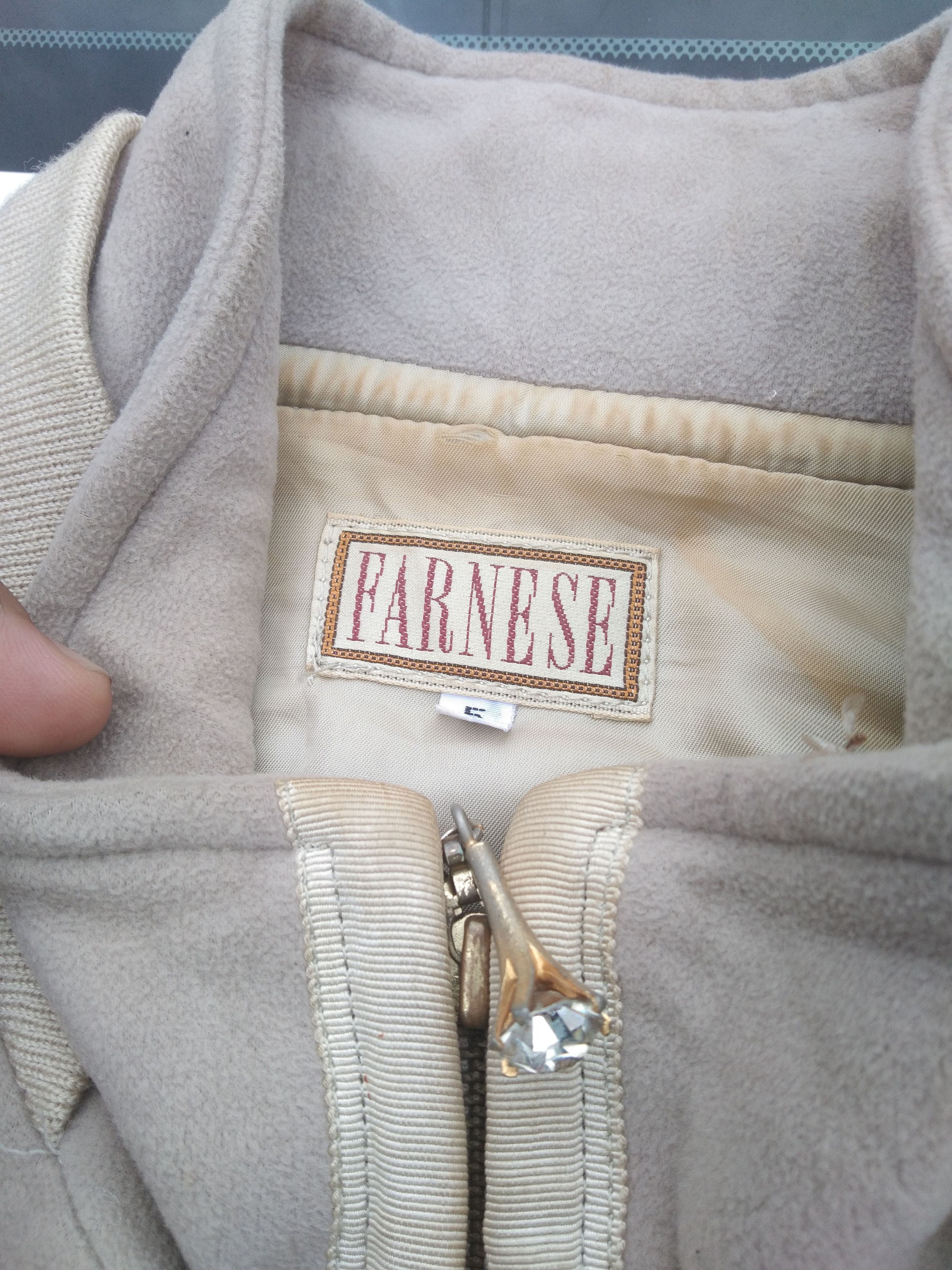 Japanese Brand × Vintage VINTAGE FARNESE BOMBER STYLE FLEECE JACKET Size US XL / EU 56 / 4 - 4 Thumbnail