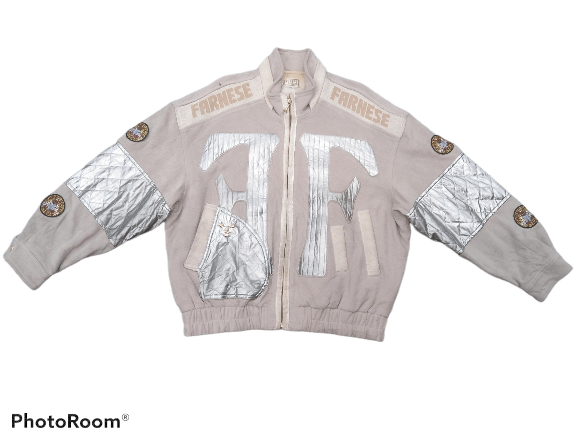 Japanese Brand × Vintage VINTAGE FARNESE BOMBER STYLE FLEECE JACKET Size US XL / EU 56 / 4 - 2 Thumbnail