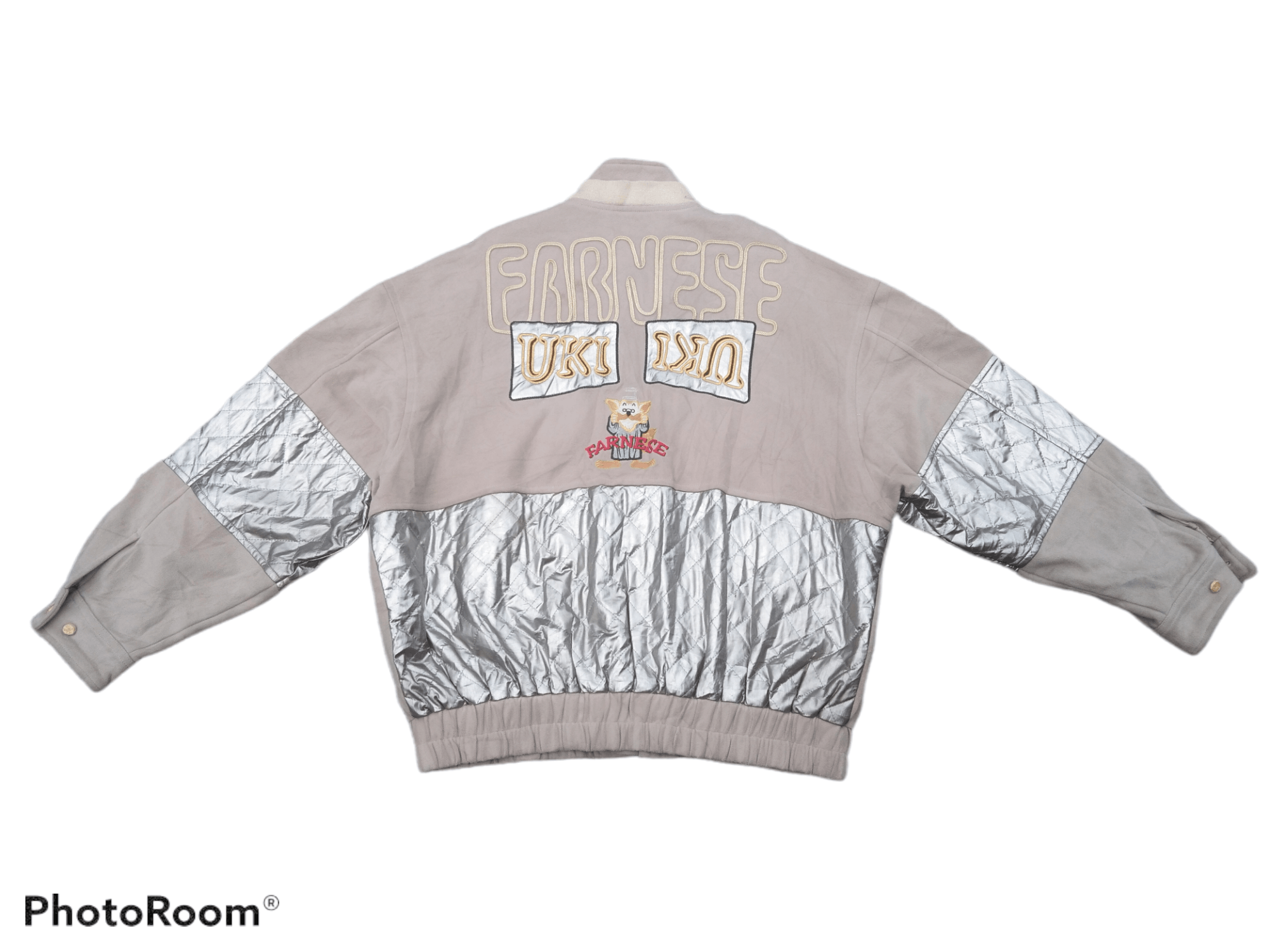 Japanese Brand × Vintage VINTAGE FARNESE BOMBER STYLE FLEECE JACKET Size US XL / EU 56 / 4 - 1 Thumbnail