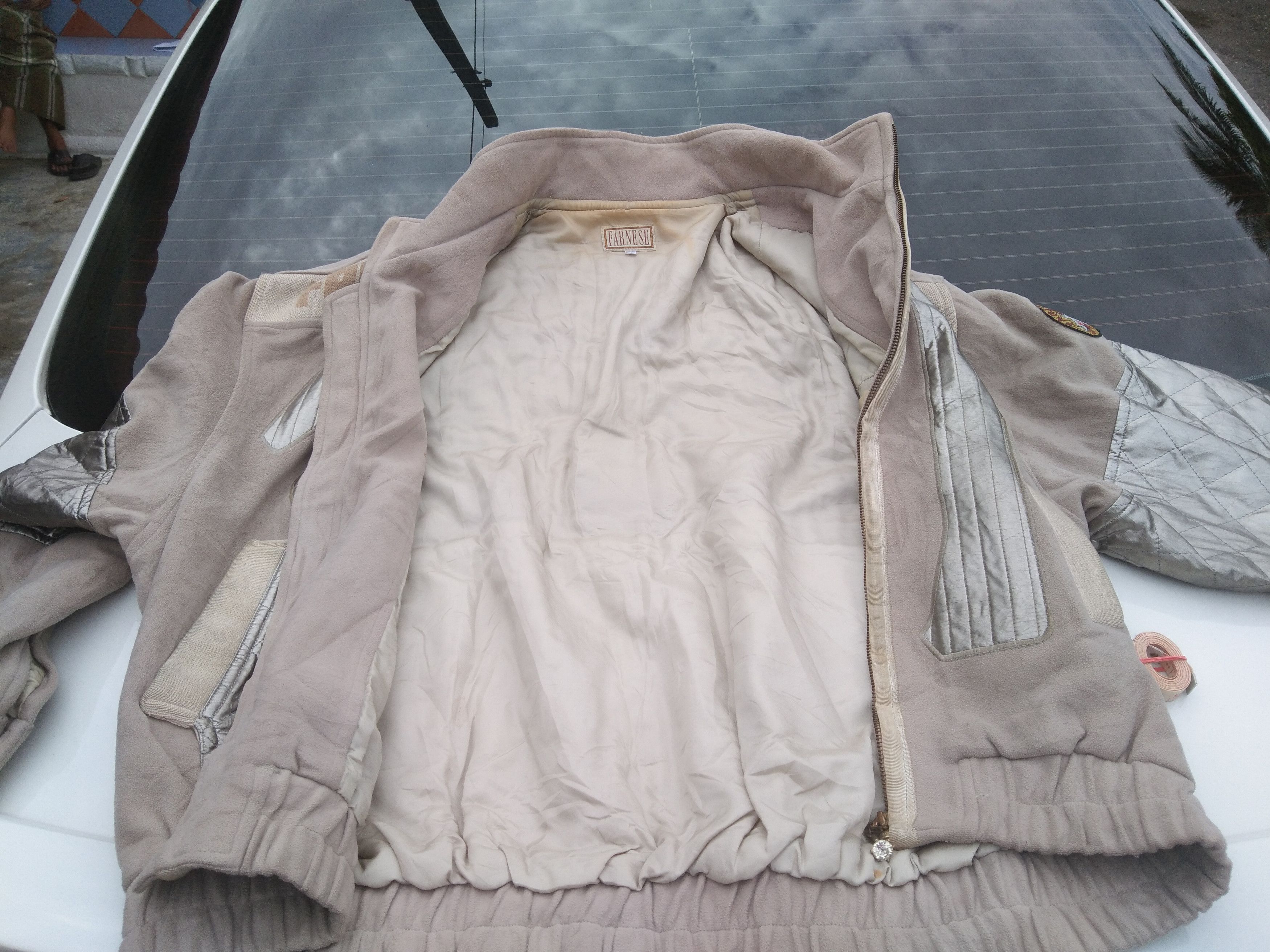 Japanese Brand × Vintage VINTAGE FARNESE BOMBER STYLE FLEECE JACKET Size US XL / EU 56 / 4 - 3 Thumbnail