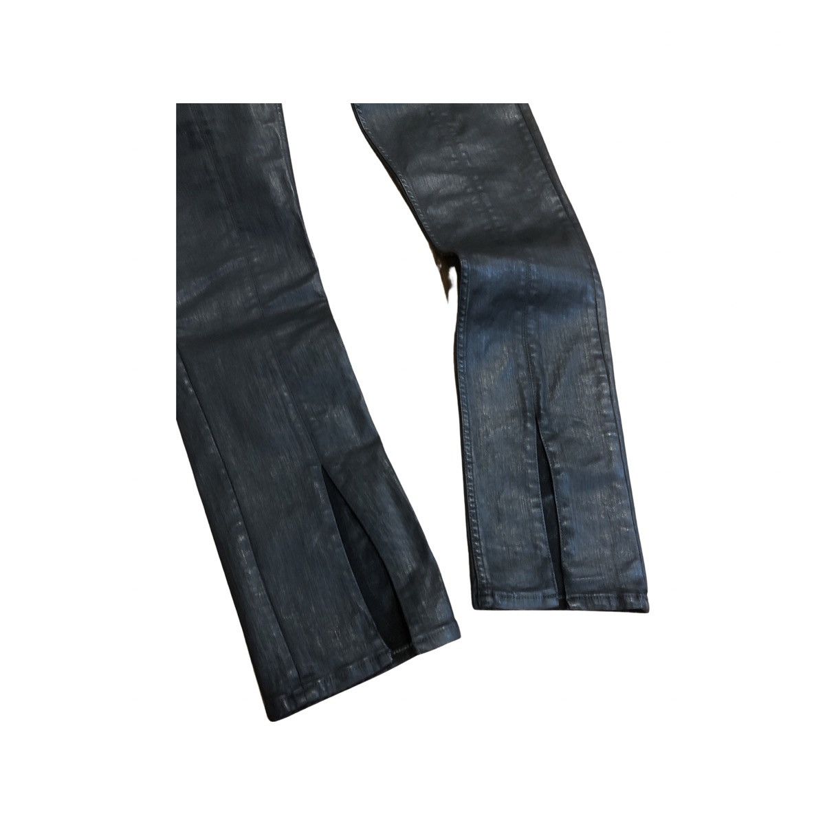 Rick Owens RICK OWENS TYRONE WAXED SPLIT JEANS Size US 32 / EU 48 - 4 Thumbnail