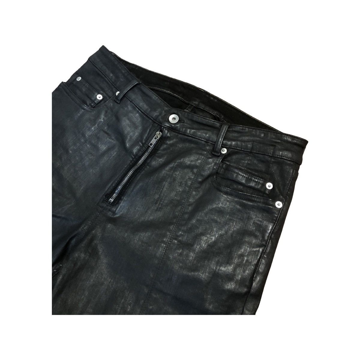 Rick Owens RICK OWENS TYRONE WAXED SPLIT JEANS Size US 32 / EU 48 - 3 Thumbnail