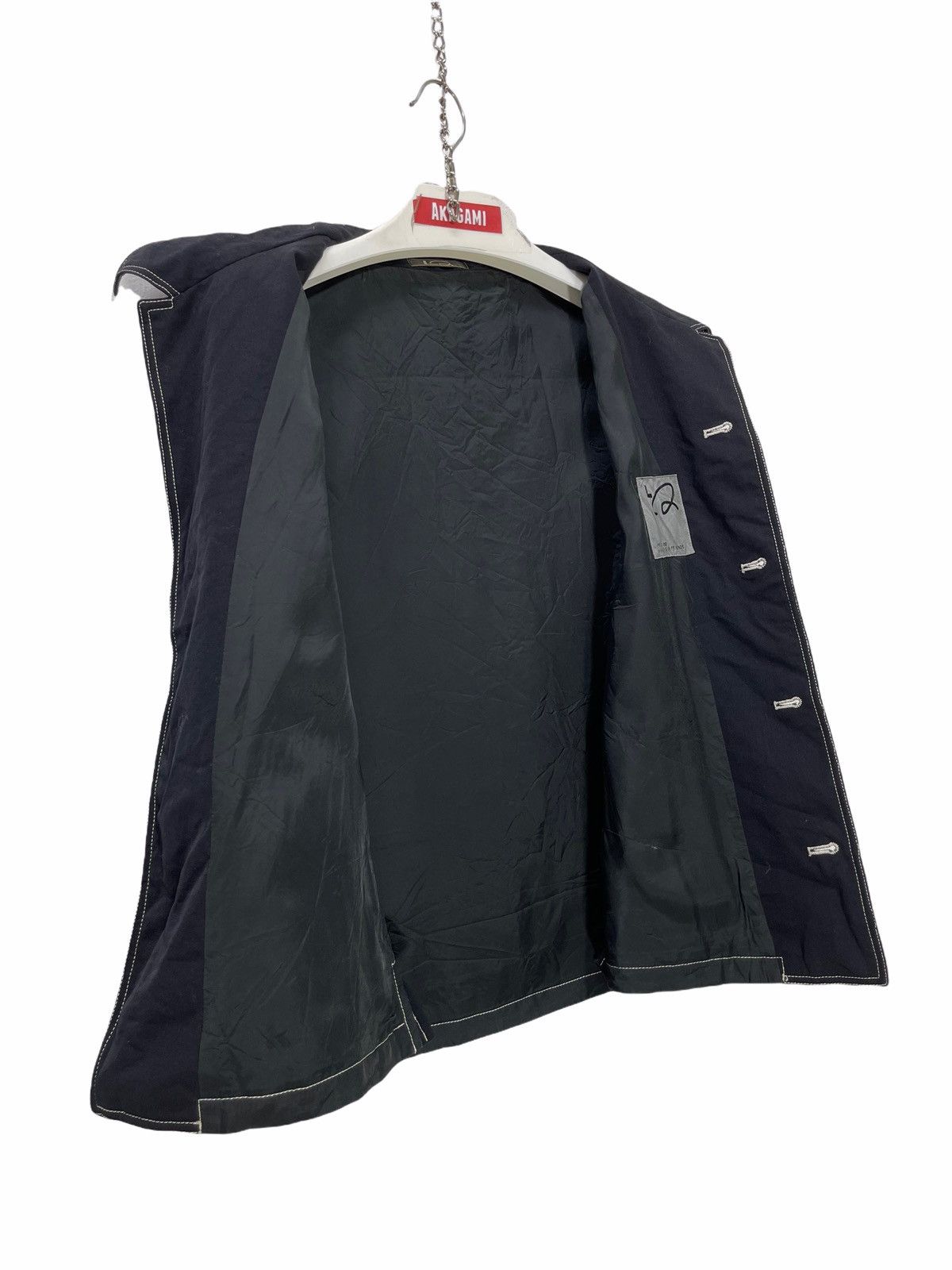 Japanese Brand 🧛‍♀️LQ Yohji Yamamoto Vtg 90s Wool Vest 1🟩7 Size US M / EU 48-50 / 2 - 3 Thumbnail