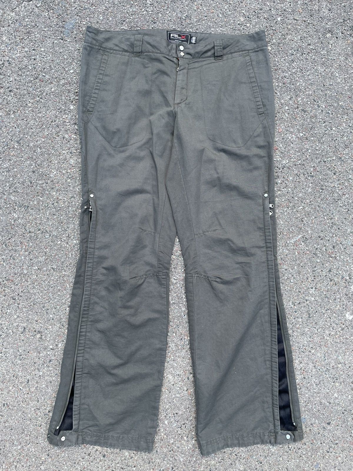 Japanese Brand × RLX Ralph Lauren × Vintage Ralph Lauren RLX Tech Zippers Pants Size 32" / US 10 / IT 46 - 1 Thumbnail