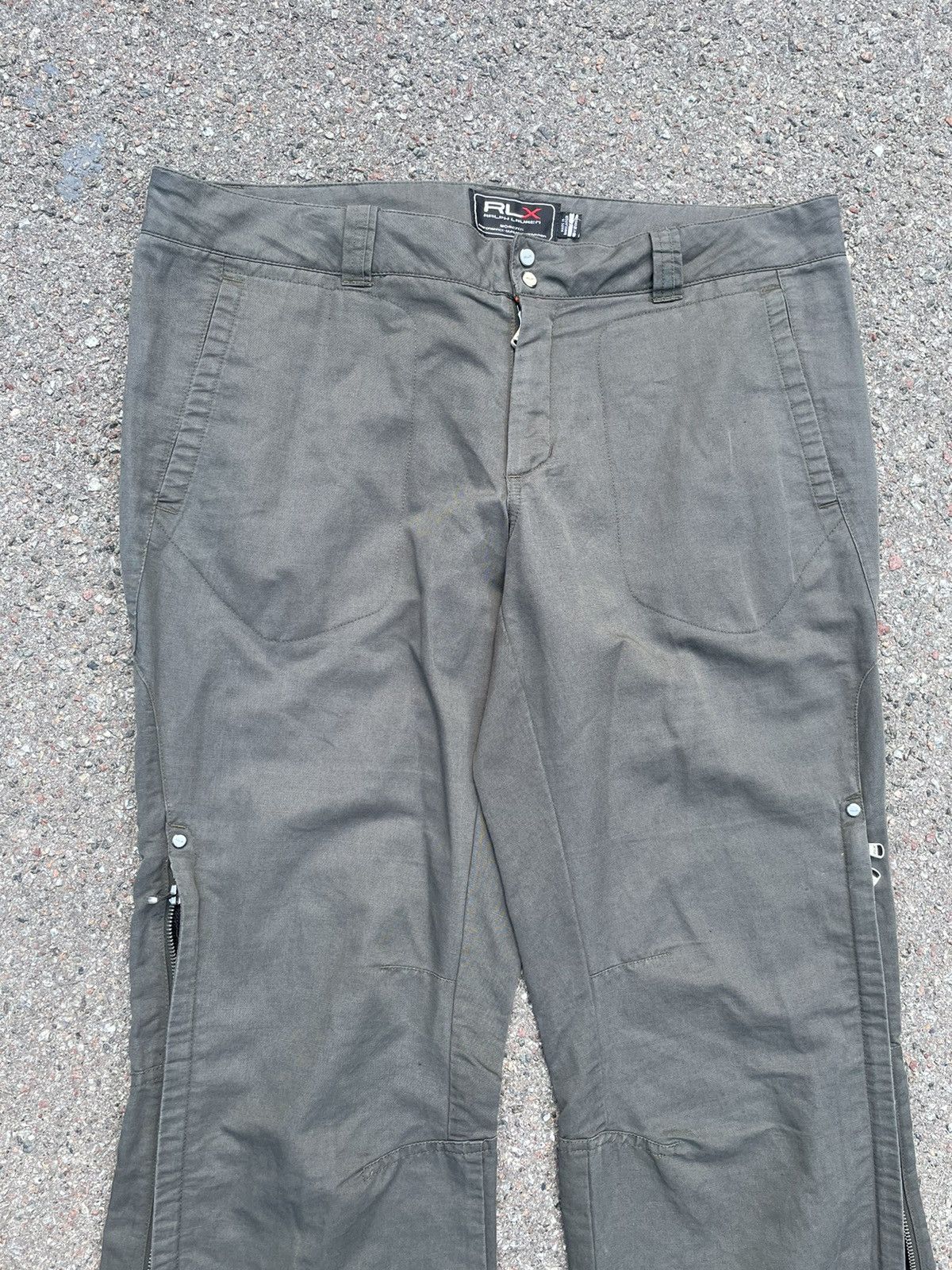 Japanese Brand × RLX Ralph Lauren × Vintage Ralph Lauren RLX Tech Zippers Pants Size 32" / US 10 / IT 46 - 2 Thumbnail