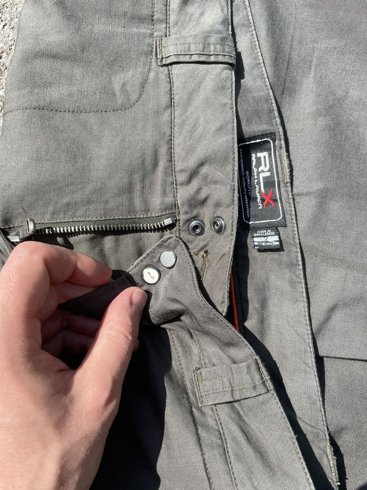 Japanese Brand × RLX Ralph Lauren × Vintage Ralph Lauren RLX Tech Zippers Pants Size 32" / US 10 / IT 46 - 10 Thumbnail