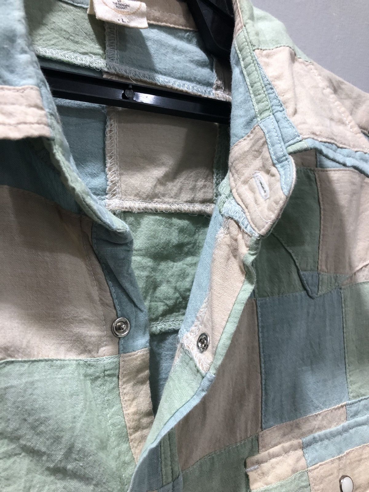 Other Japanese One’s Garment Patch Work Button ups Shirts Size US L / EU 52-54 / 3 - 7 Thumbnail
