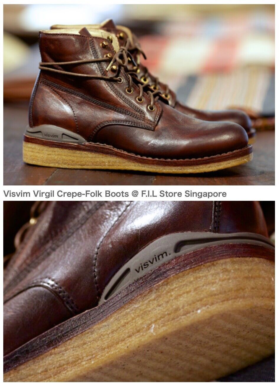 Visvim Visvim Virgil Bison Leather with Crepe Sole - US10