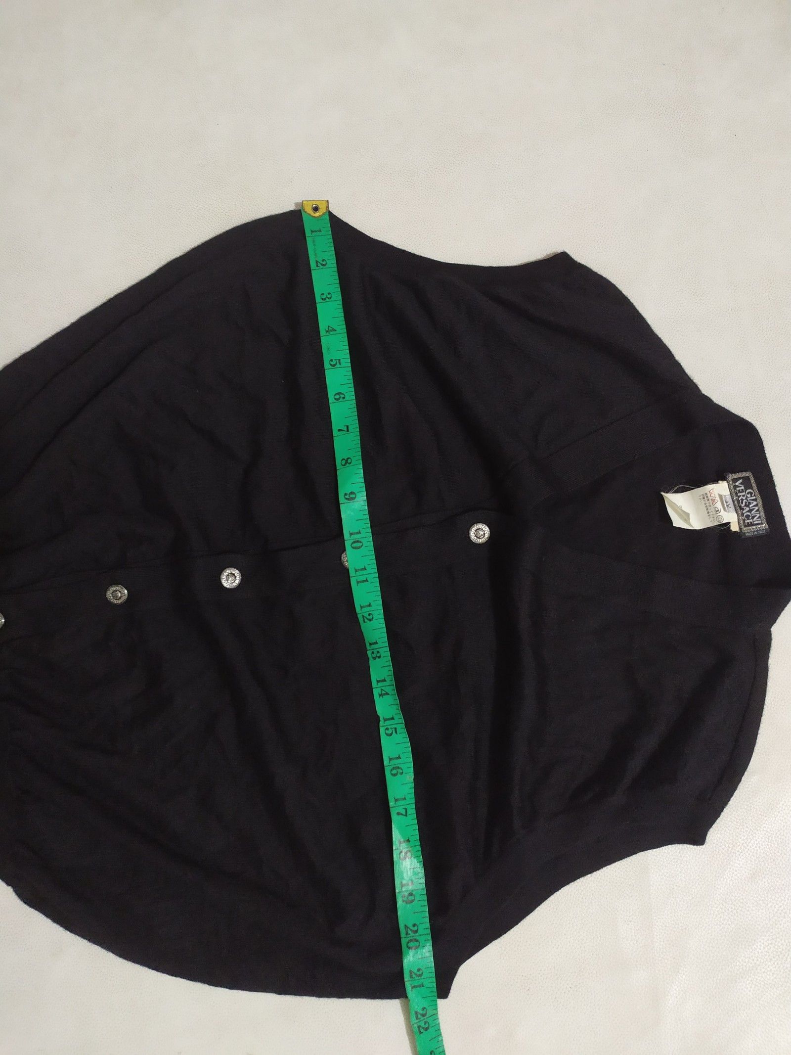Versace × Vintage 🔥Vintage Gianni Versace Sleeveless Cardigan Medusa Button Size US M / EU 48-50 / 2 - 6 Thumbnail