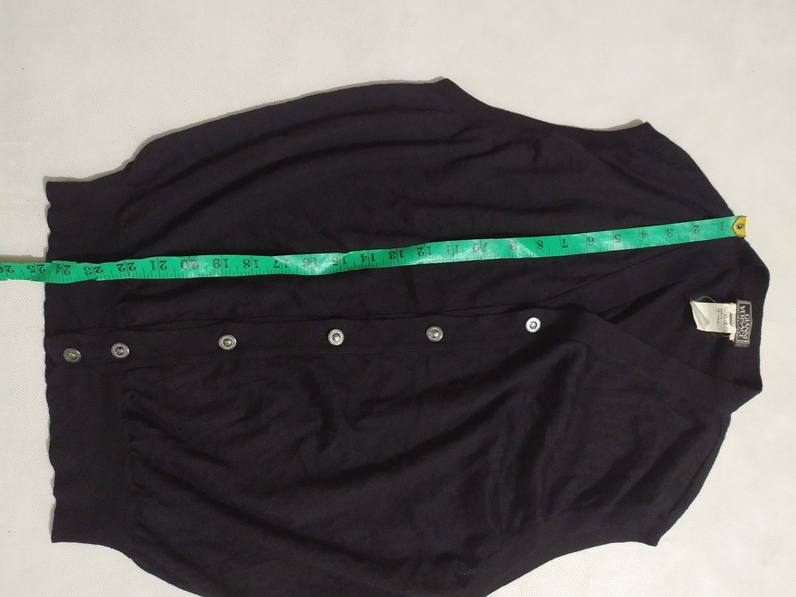 Versace × Vintage 🔥Vintage Gianni Versace Sleeveless Cardigan Medusa Button Size US M / EU 48-50 / 2 - 7 Thumbnail