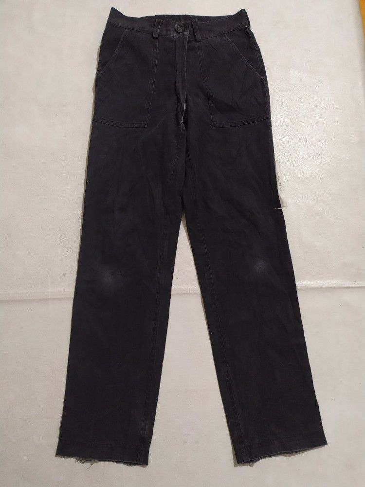Japanese Brand 🔥Alices Japan Back Zipper Punk Bondage Design Pants Size US 27 - 5 Thumbnail