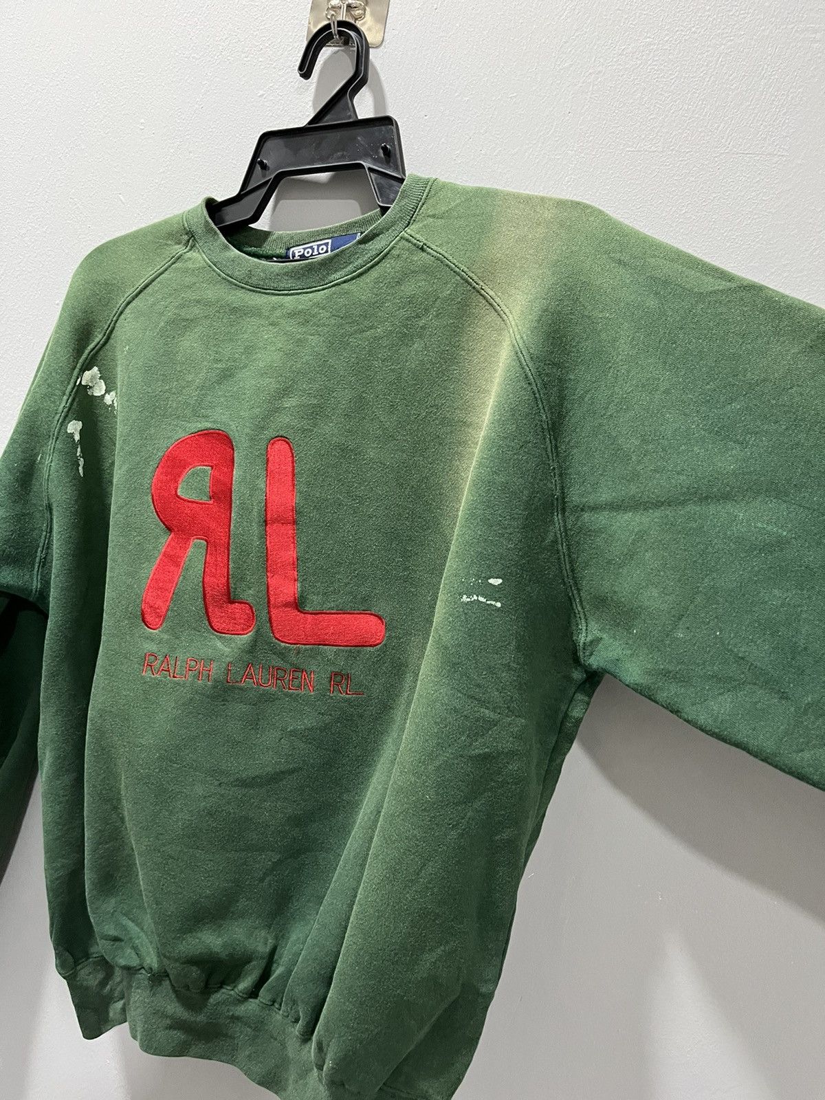 Polo Ralph Lauren Polo Ralph Lauren damage Sweatshirt Size US M / EU 48-50 / 2 - 10 Thumbnail