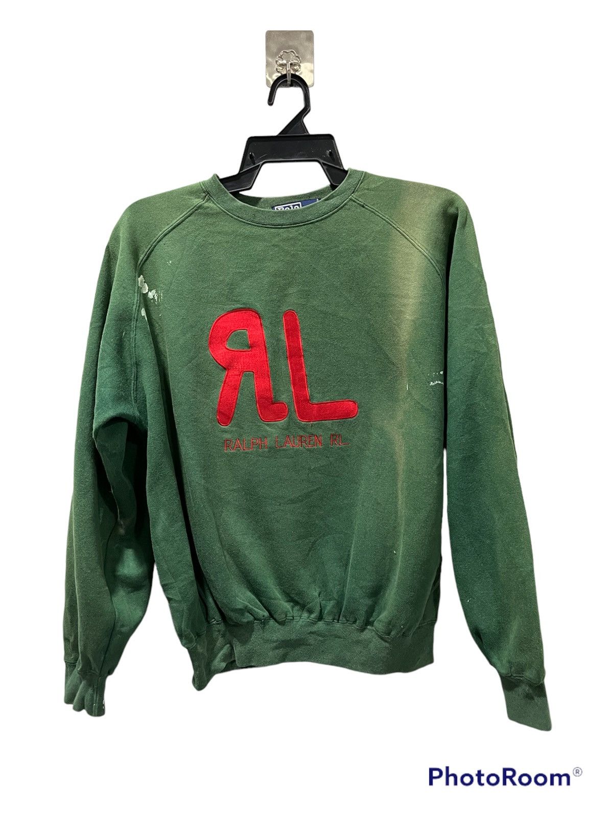Polo Ralph Lauren Polo Ralph Lauren damage Sweatshirt Size US M / EU 48-50 / 2 - 1 Thumbnail